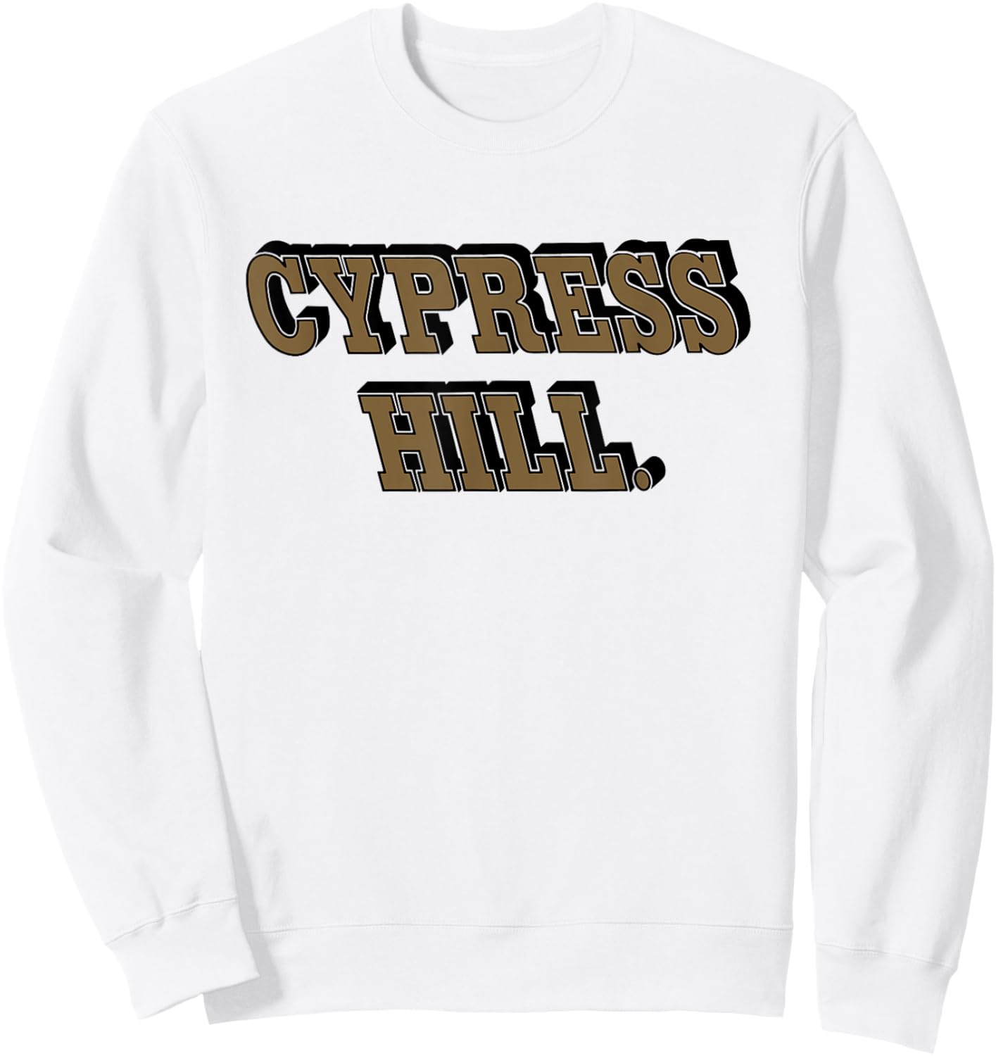 Cypress Hill Slanted Spell Out Sweatshirt - Sweatshirt | White