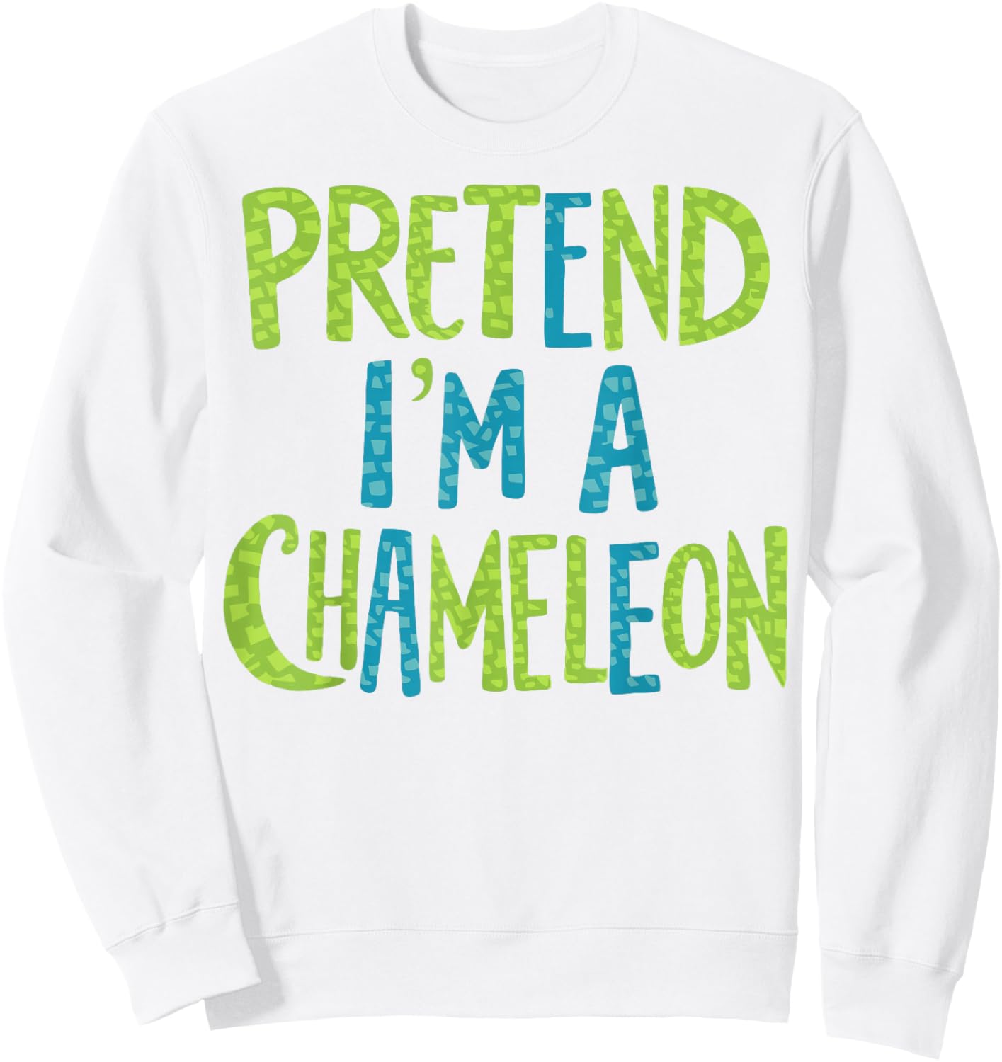 Pretend I'm A Chameleon Sweatshirt - Sweatshirt | White