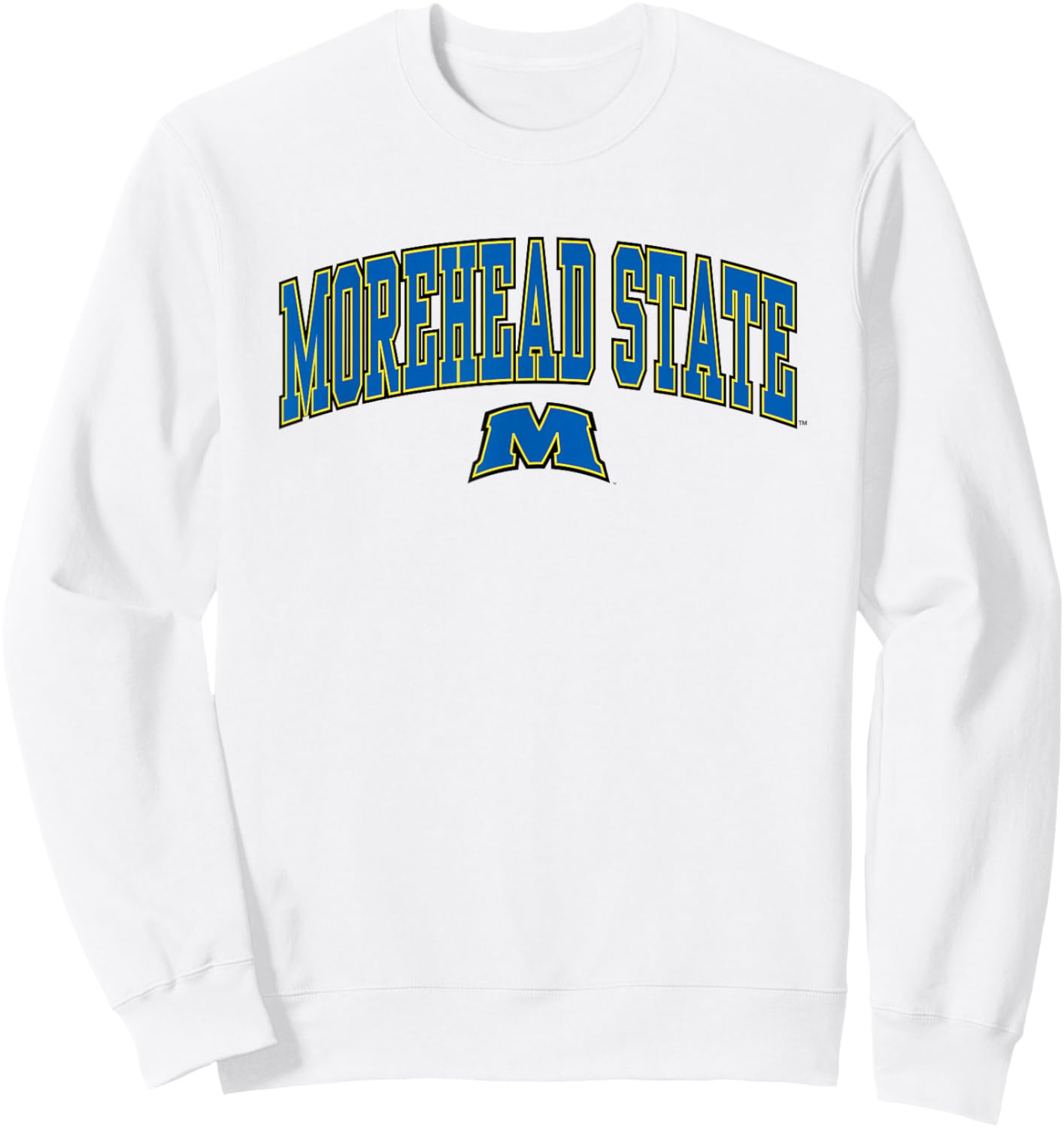 Morehead State Eagles Arch Over Officially Licensed Sweatshirt - Sweatshirt | White