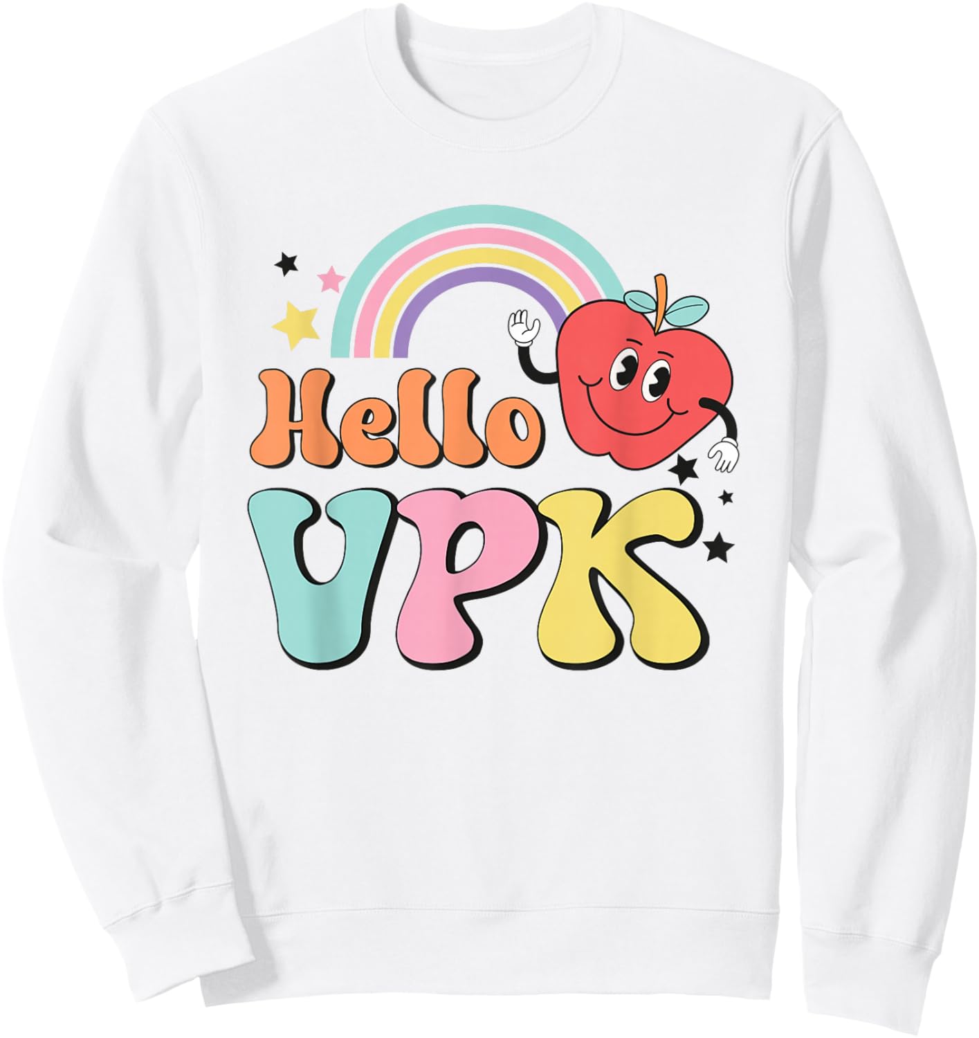 VPK Back to School 1st Day of School Prekindergarten Kids Sweatshirt - Sweatshirt | White