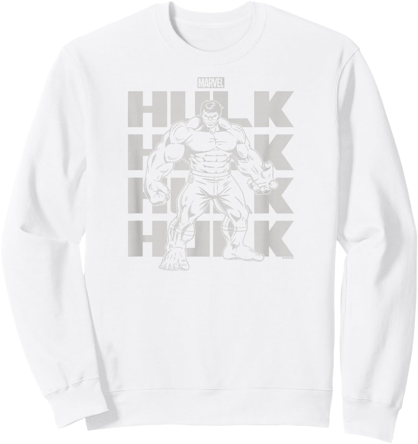 Hulk - Light Monochrome Sweatshirt - Sweatshirt | White