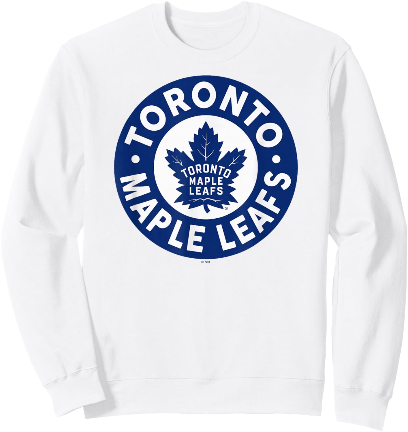 Toronto Maple Leafs Symbol Gray Officially Licensed Sweatshirt - Sweatshirt | White