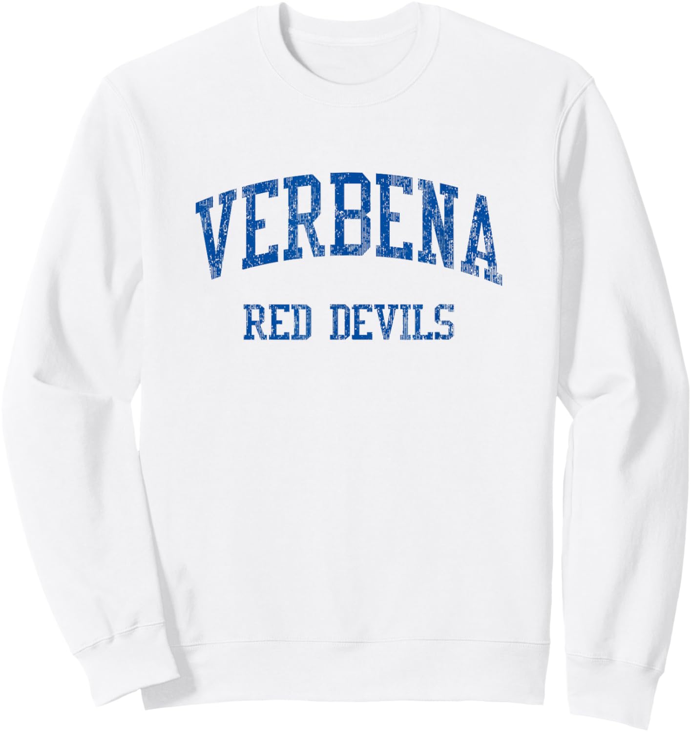 Verbena High School HS Verbena AL Vintage Sports Sweatshirt - Sweatshirt | White