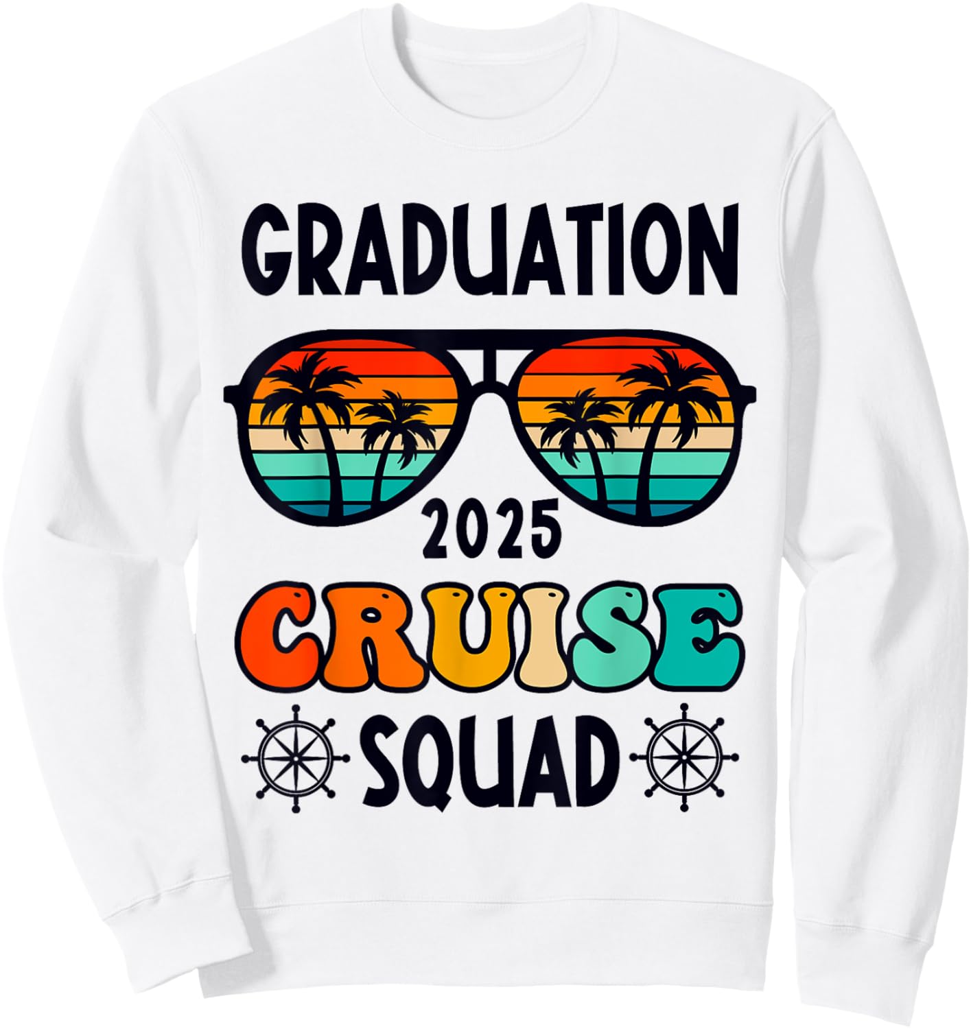 Graduation Cruise Trip Class Of 2025 Senior Summer Vacation Men Women Kids Sweatshirt - Sweatshirt | White