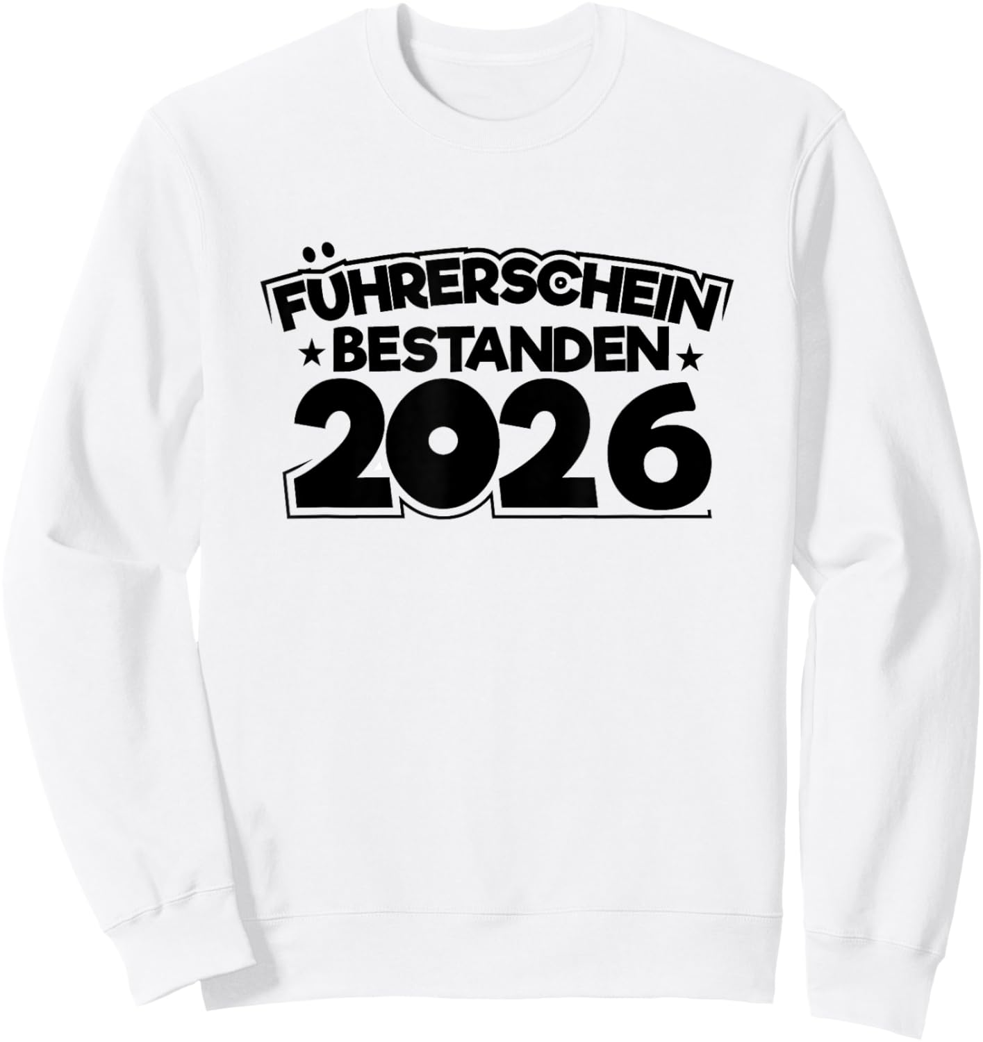 Driving Licence Passed 2026 Driving Test Sweatshirt - Sweatshirt | White