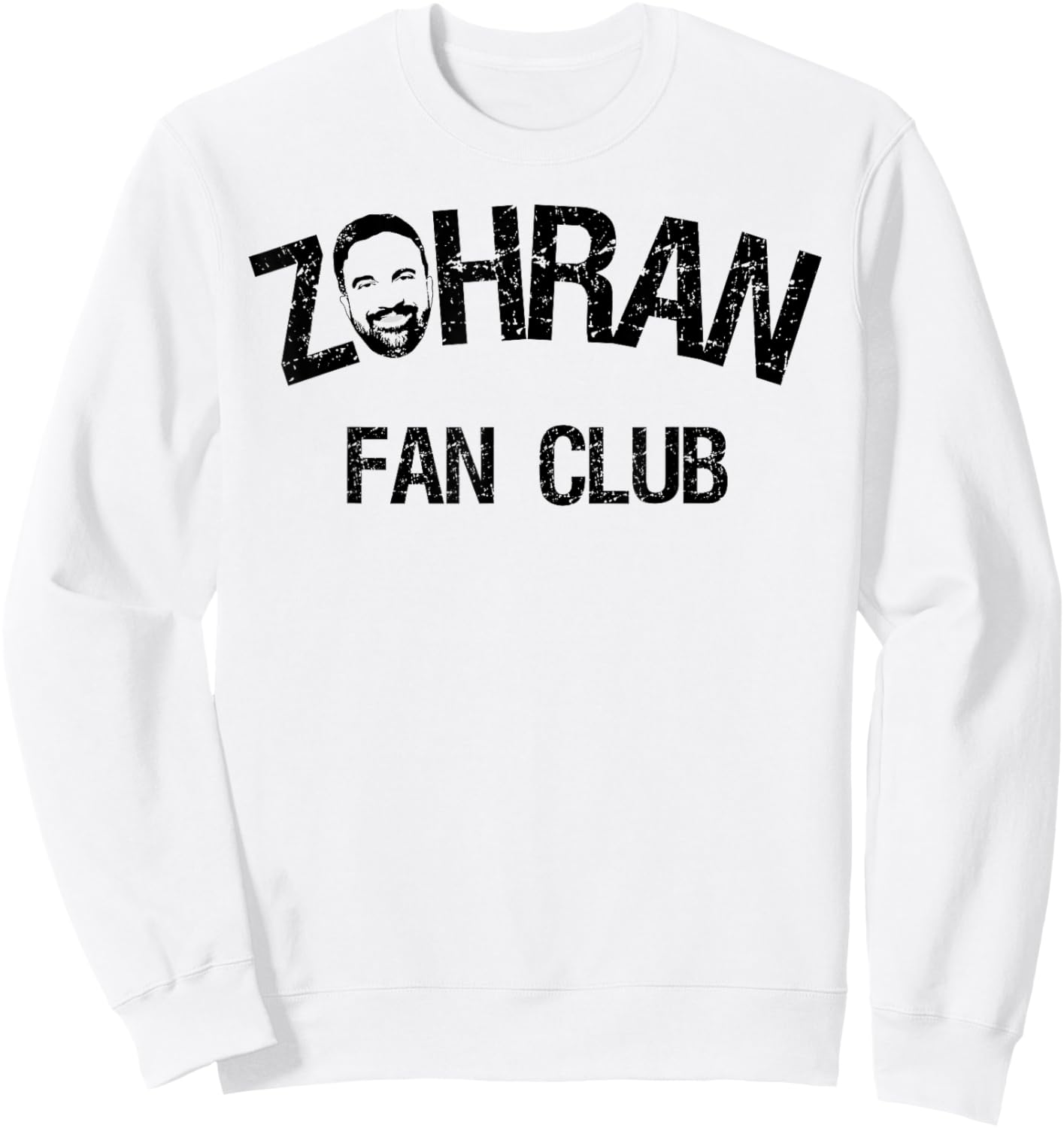 Zohran Mamdani for NYC Mayor Funny Cool Trendy Progressive Sweatshirt - Sweatshirt | White
