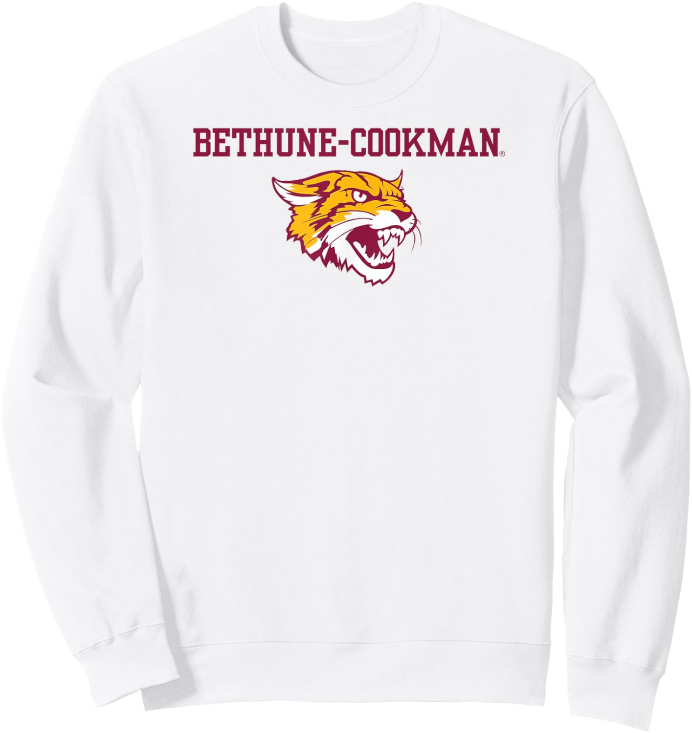 Bethune–Cookman Wildcats Icon Gray Officially Licensed Sweatshirt - Sweatshirt | White