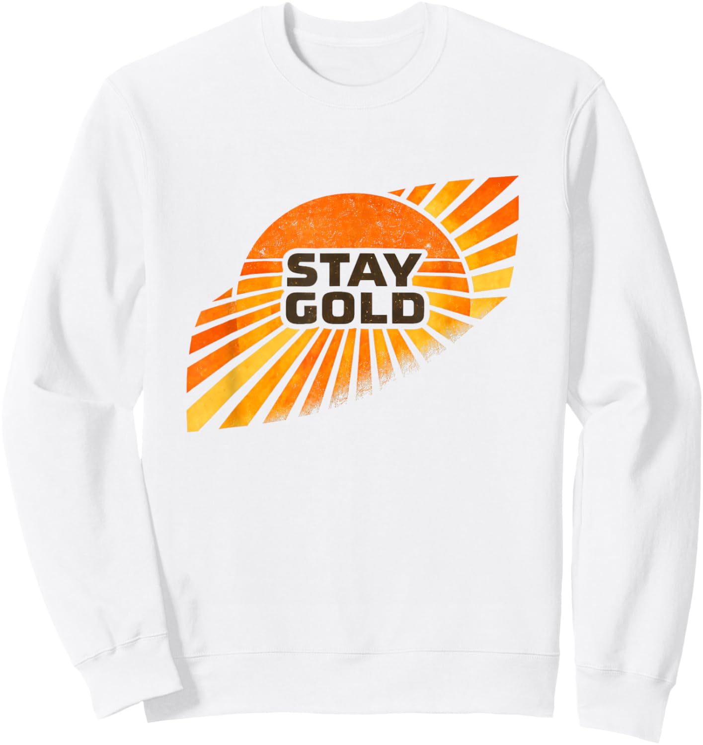 Retro Stay Golds 1980s Apparel | 80s Humor | 80s Television Sweatshirt - Sweatshirt | White