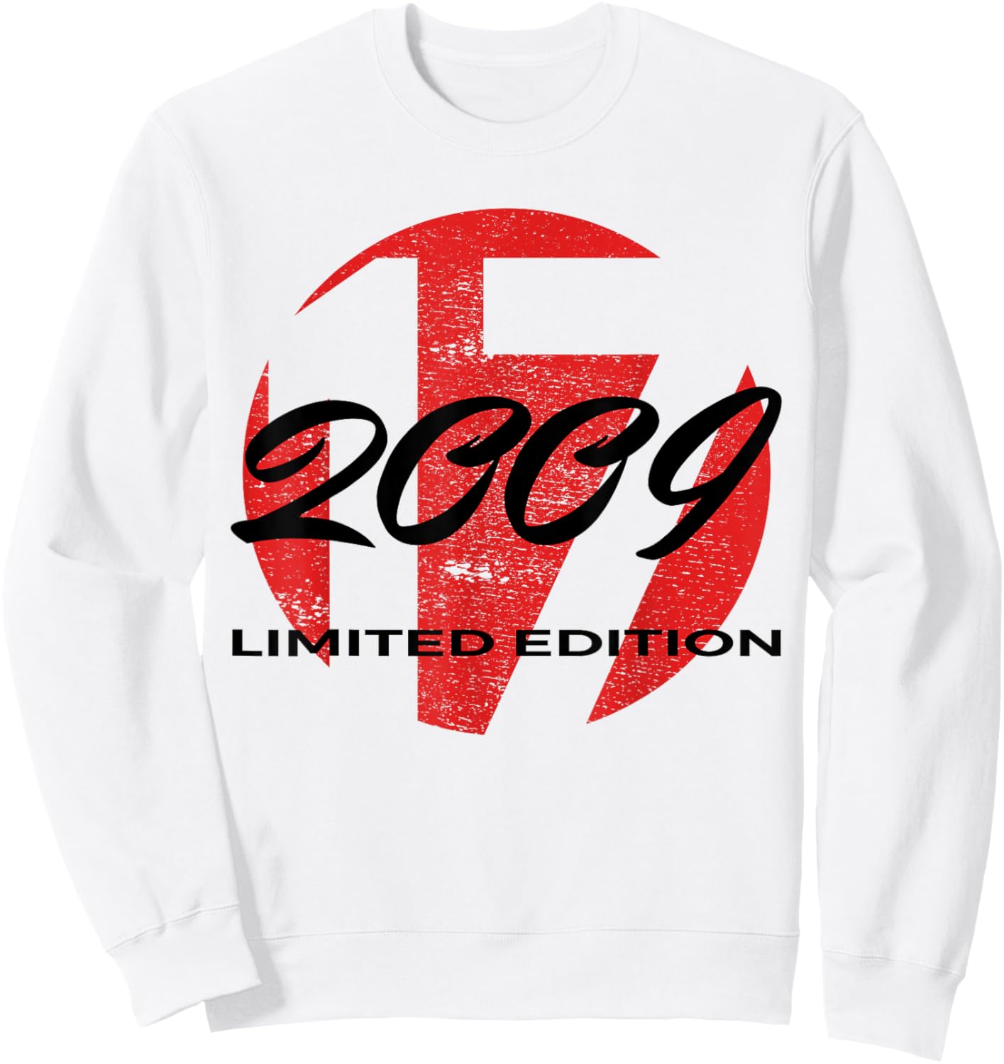 17th Birthday Girl Boy 17 Years 2009 Funny Gift Sweatshirt - Sweatshirt | White