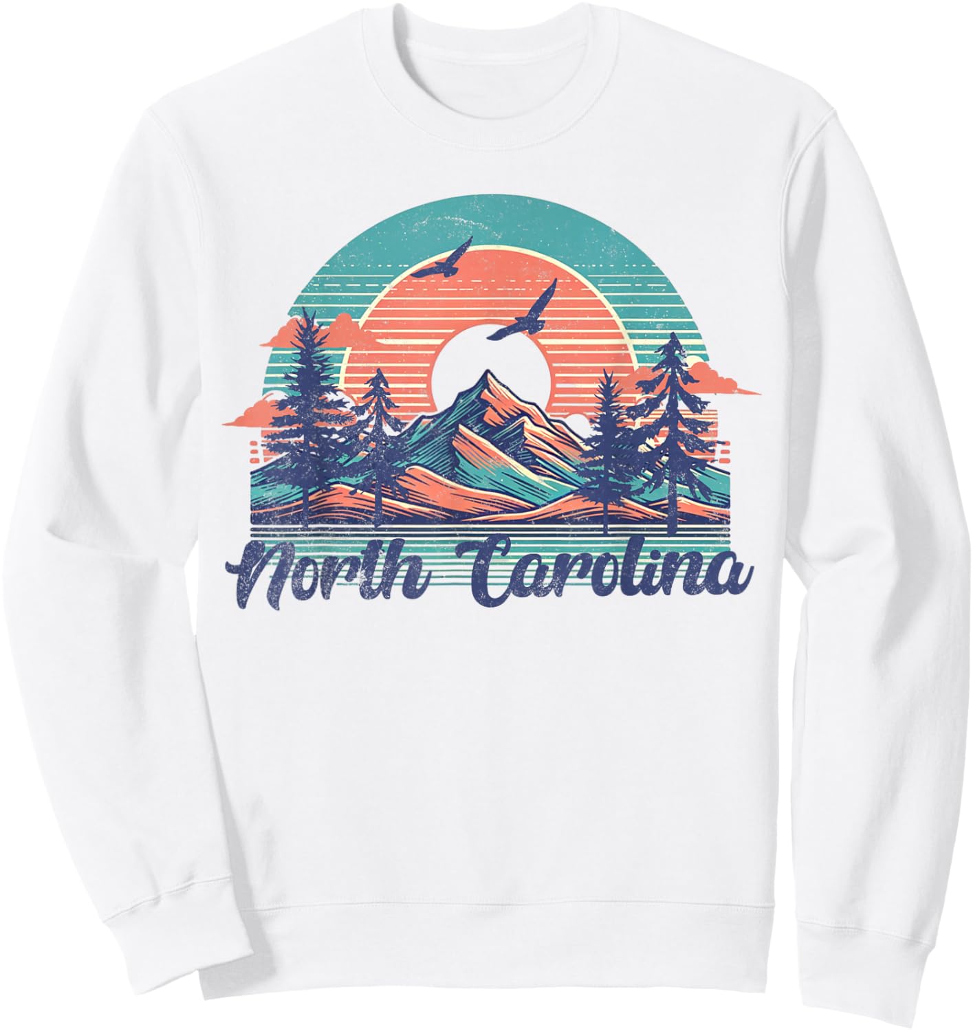 North Carolina Sweatshirt - Sweatshirt | White