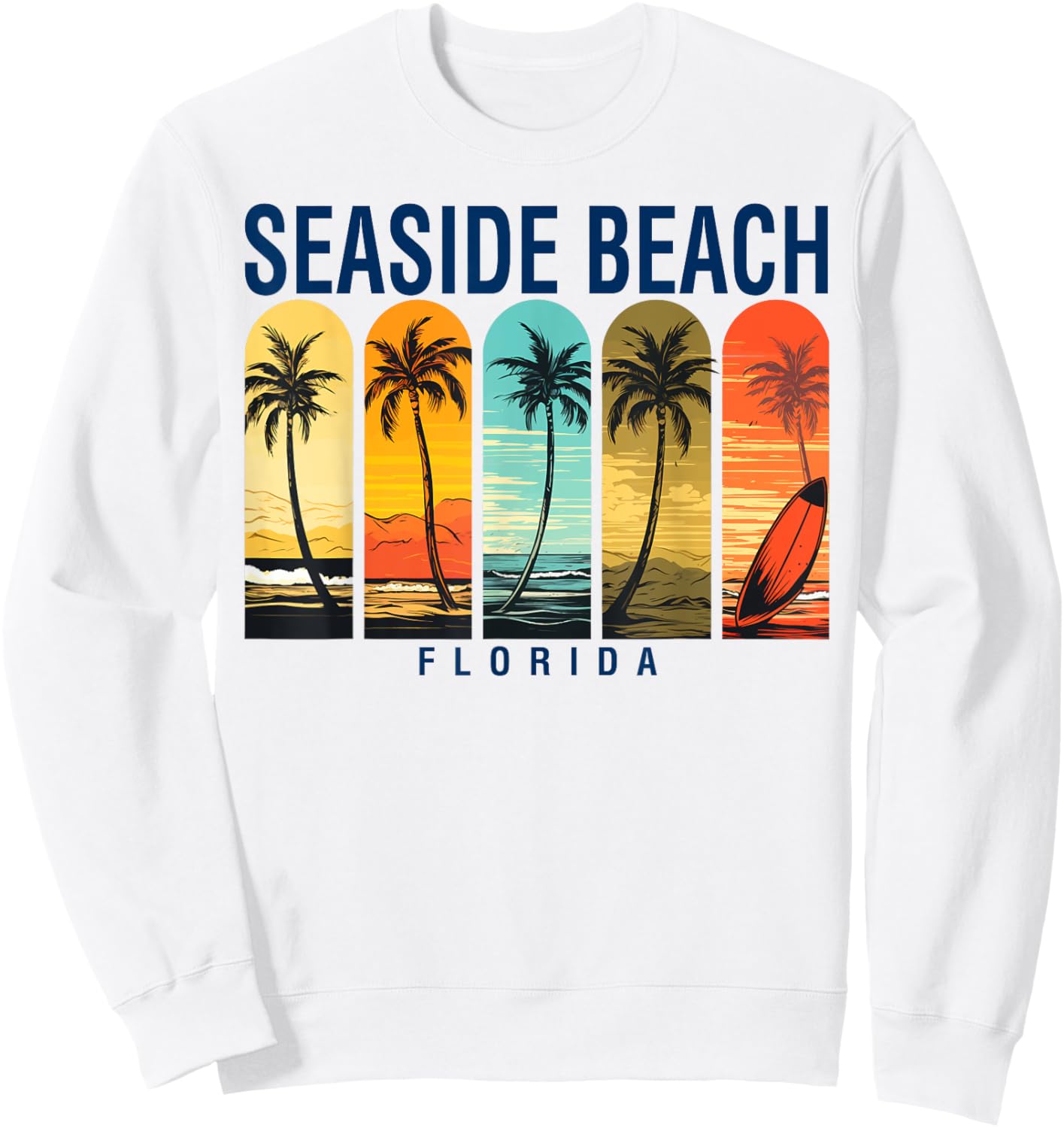 Seaside Beach Florida Men Beach Rider Women Sweatshirt - Sweatshirt | White