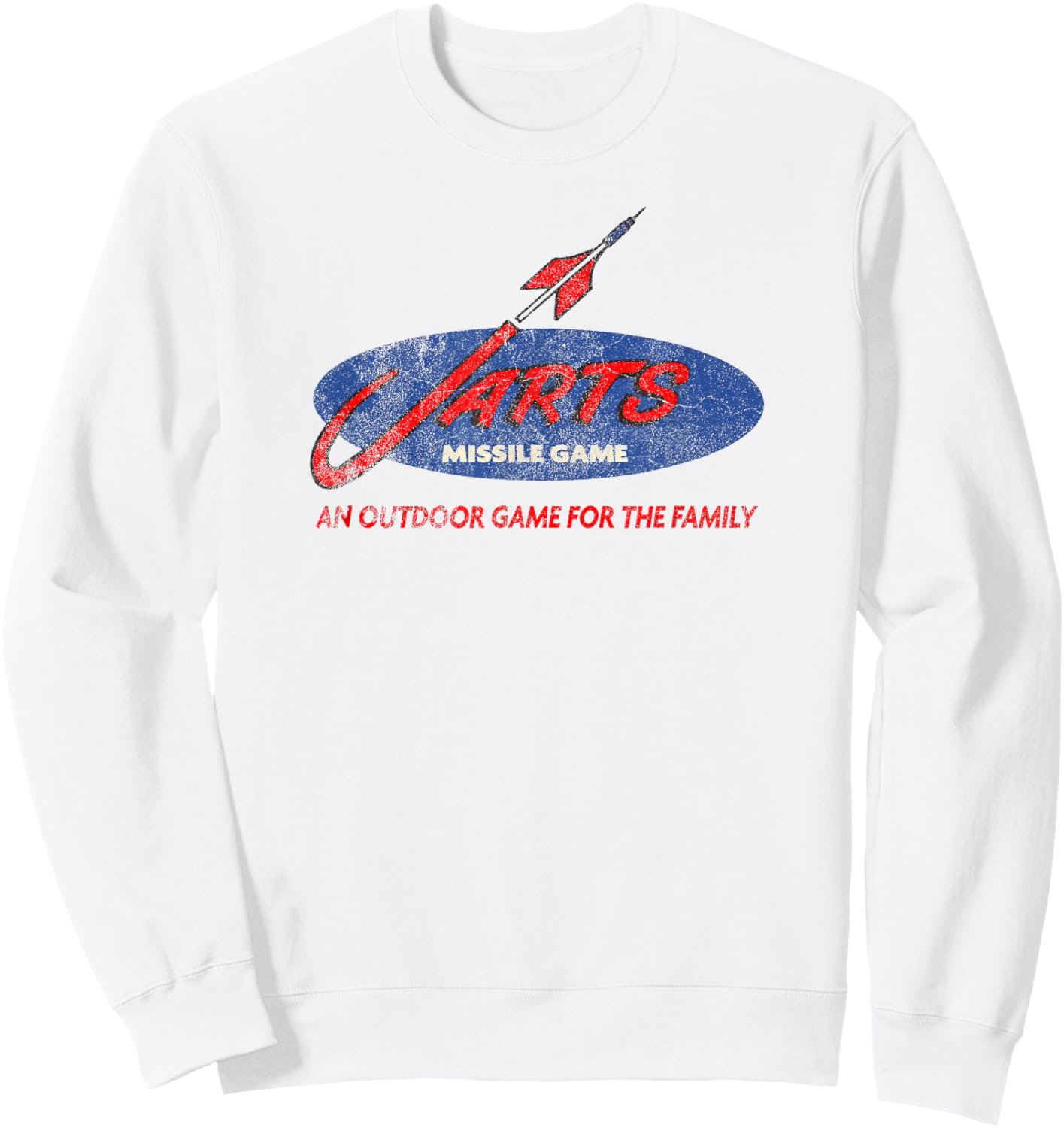 Jarts Lawn Darts Funny Retro 80s Games Throwback Sweatshirt - Sweatshirt | White