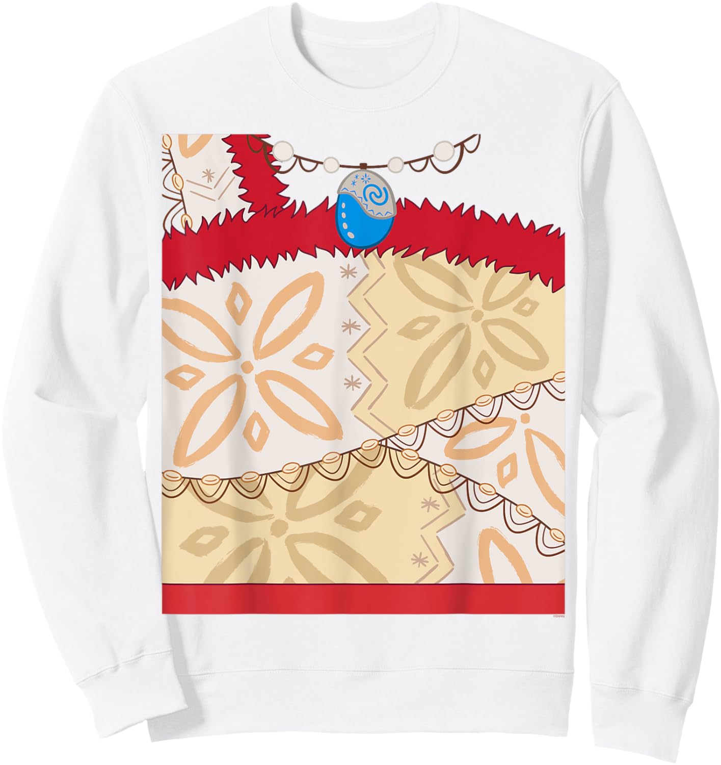 Disney Moana 2 Halloween Moana’s New Dress Costume Sweatshirt - Sweatshirt | White