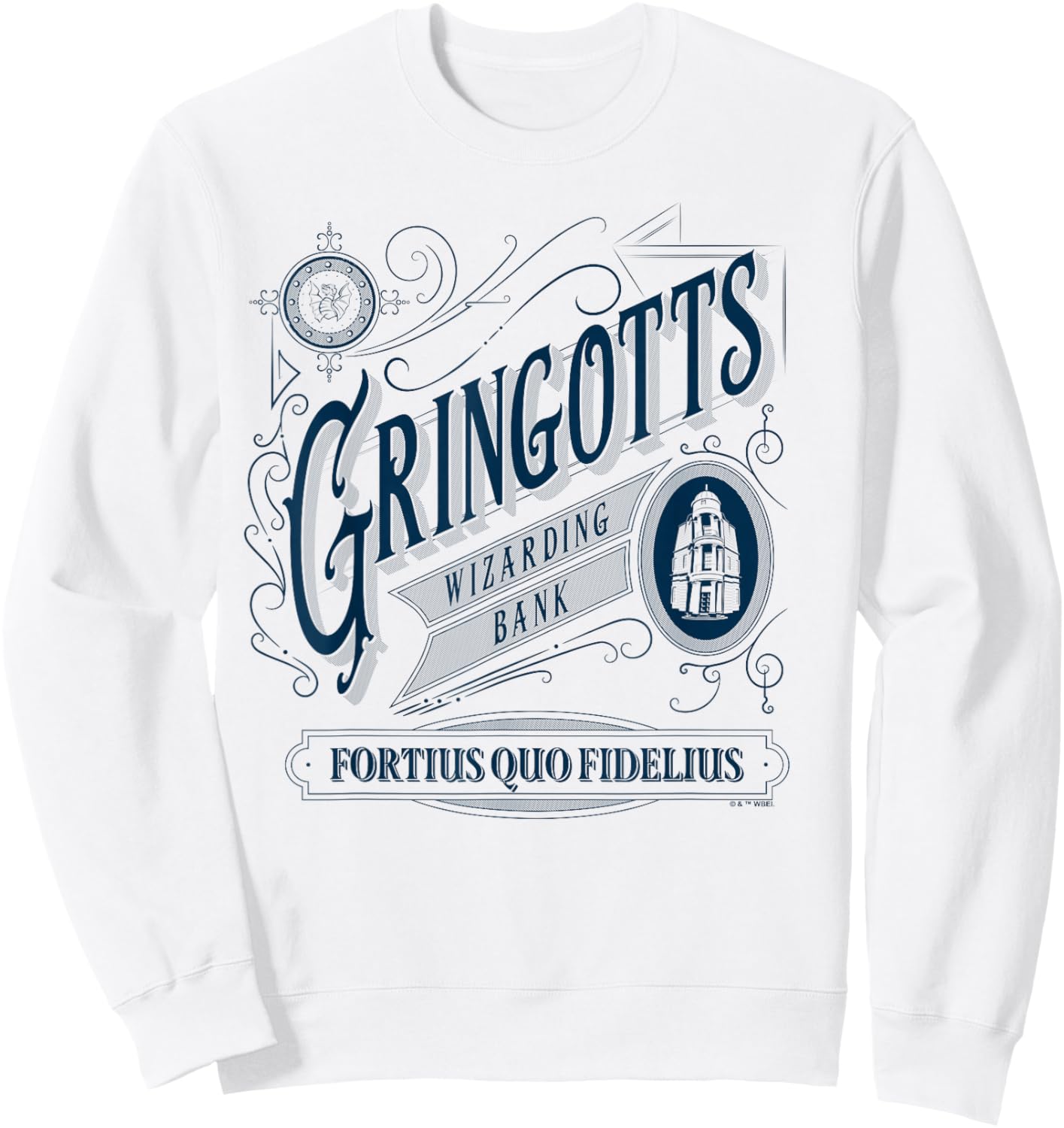 Harry Potter Gringotts Sweatshirt - Sweatshirt | White