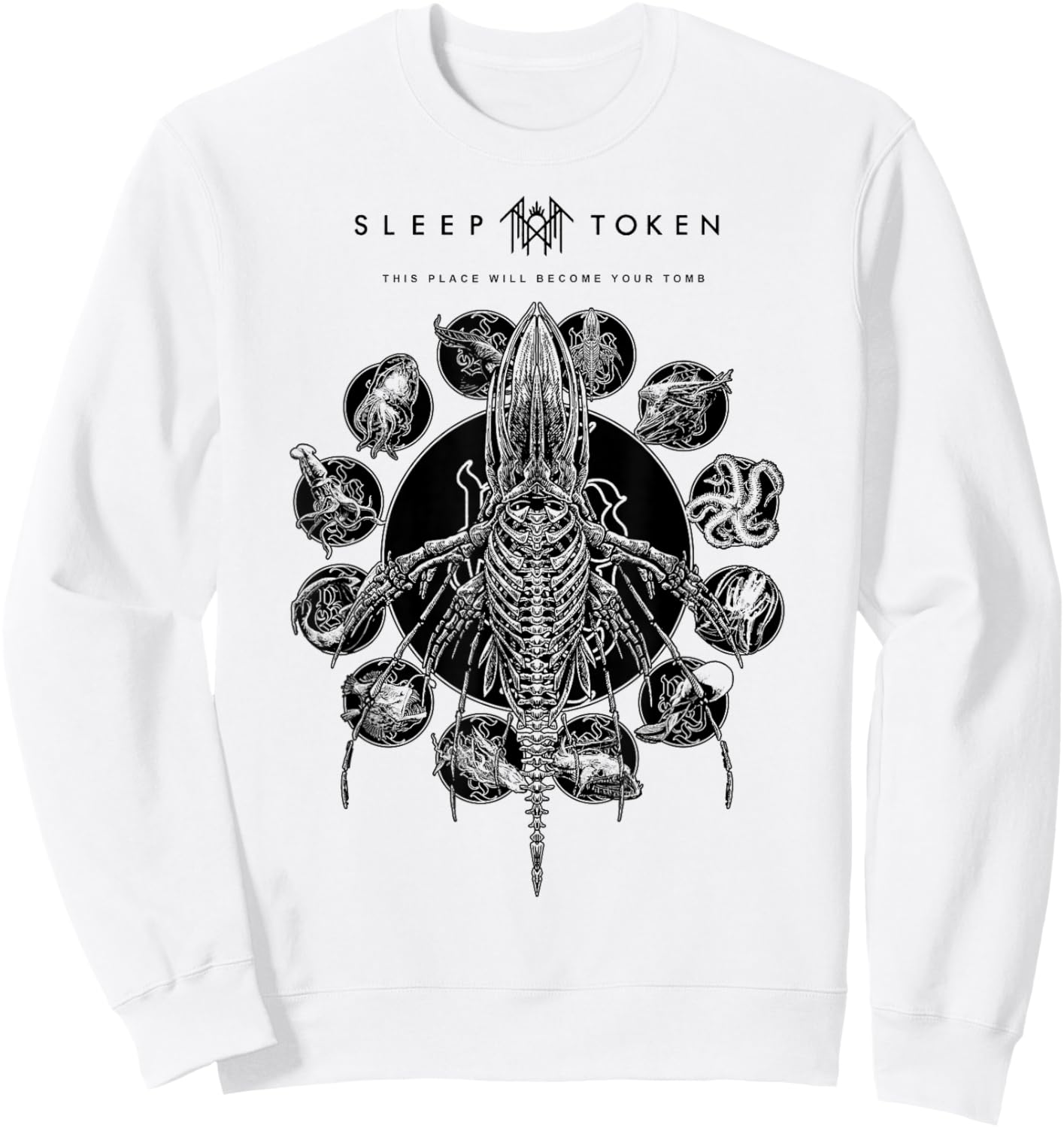 Sleep Token Remains White Sweatshirt - Sweatshirt | White