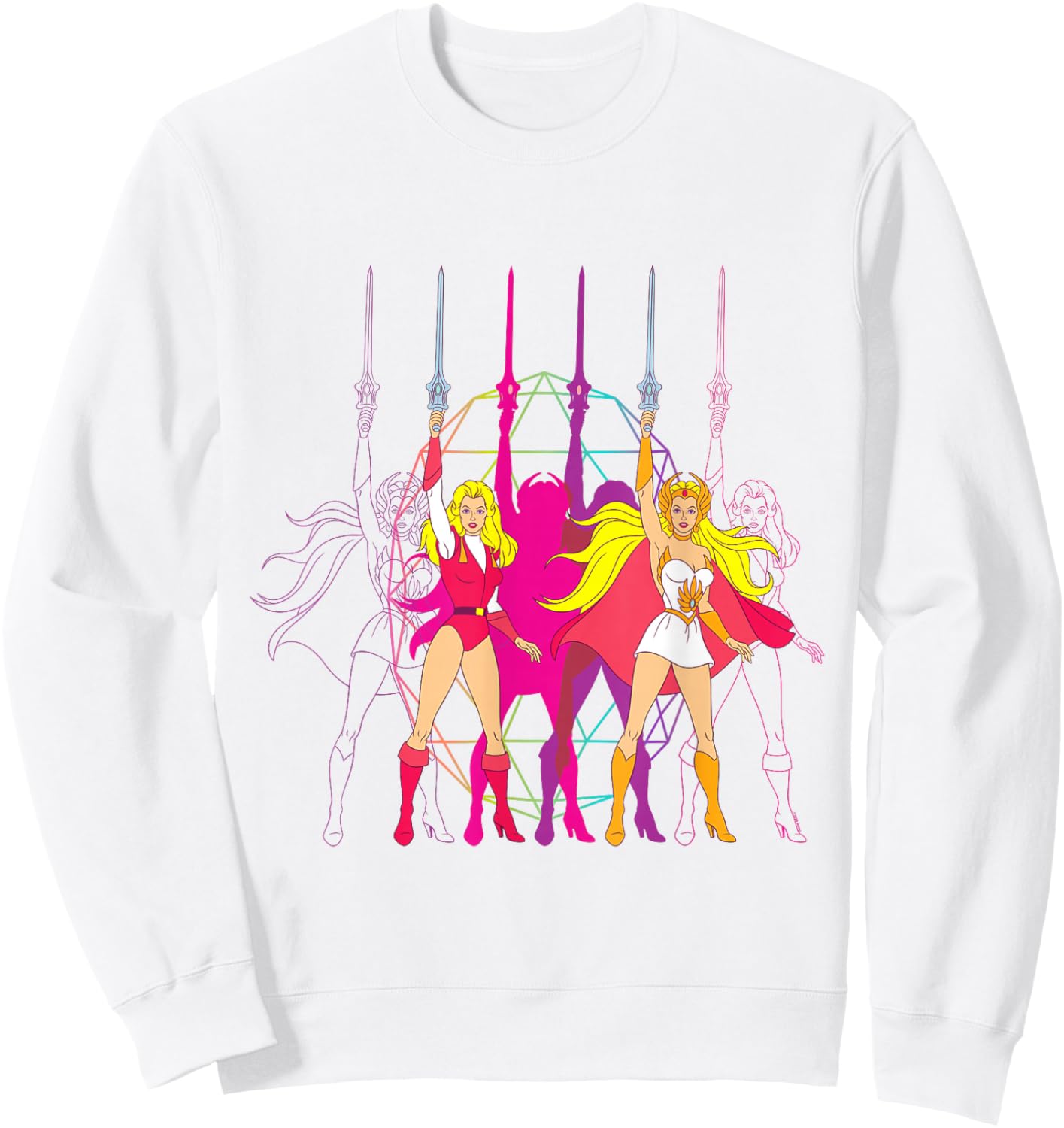 Masters of The Universe She-Ra Transformation Sweatshirt - Sweatshirt | White
