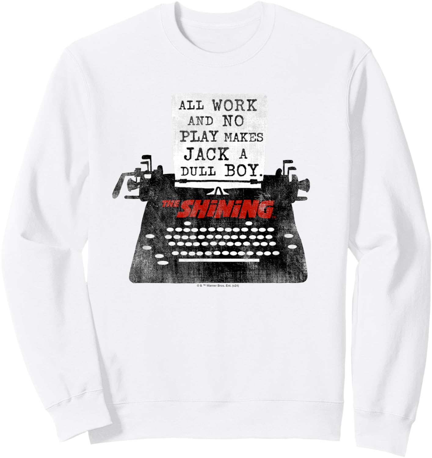 The Shining All Work No Play Sweatshirt - Sweatshirt | White