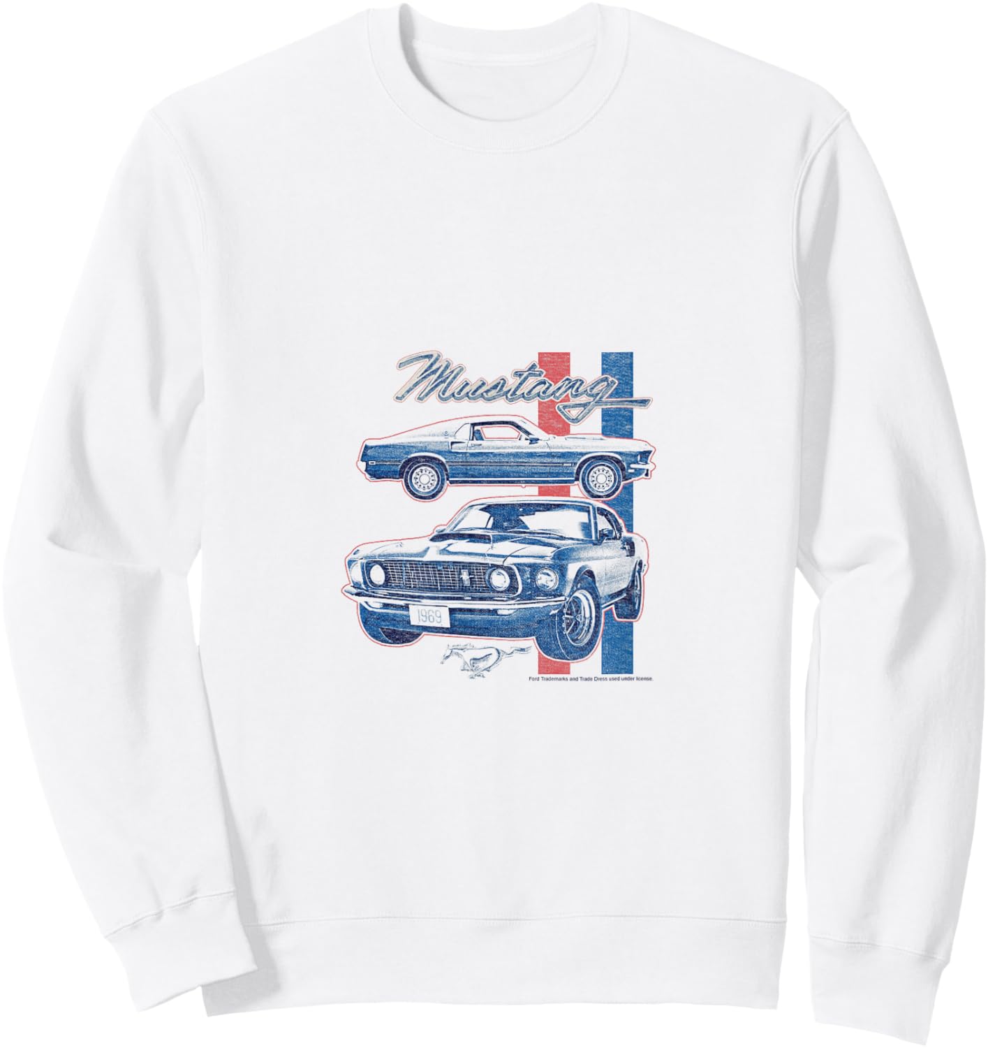 Ford Mustang 69 Sweatshirt - Sweatshirt | White