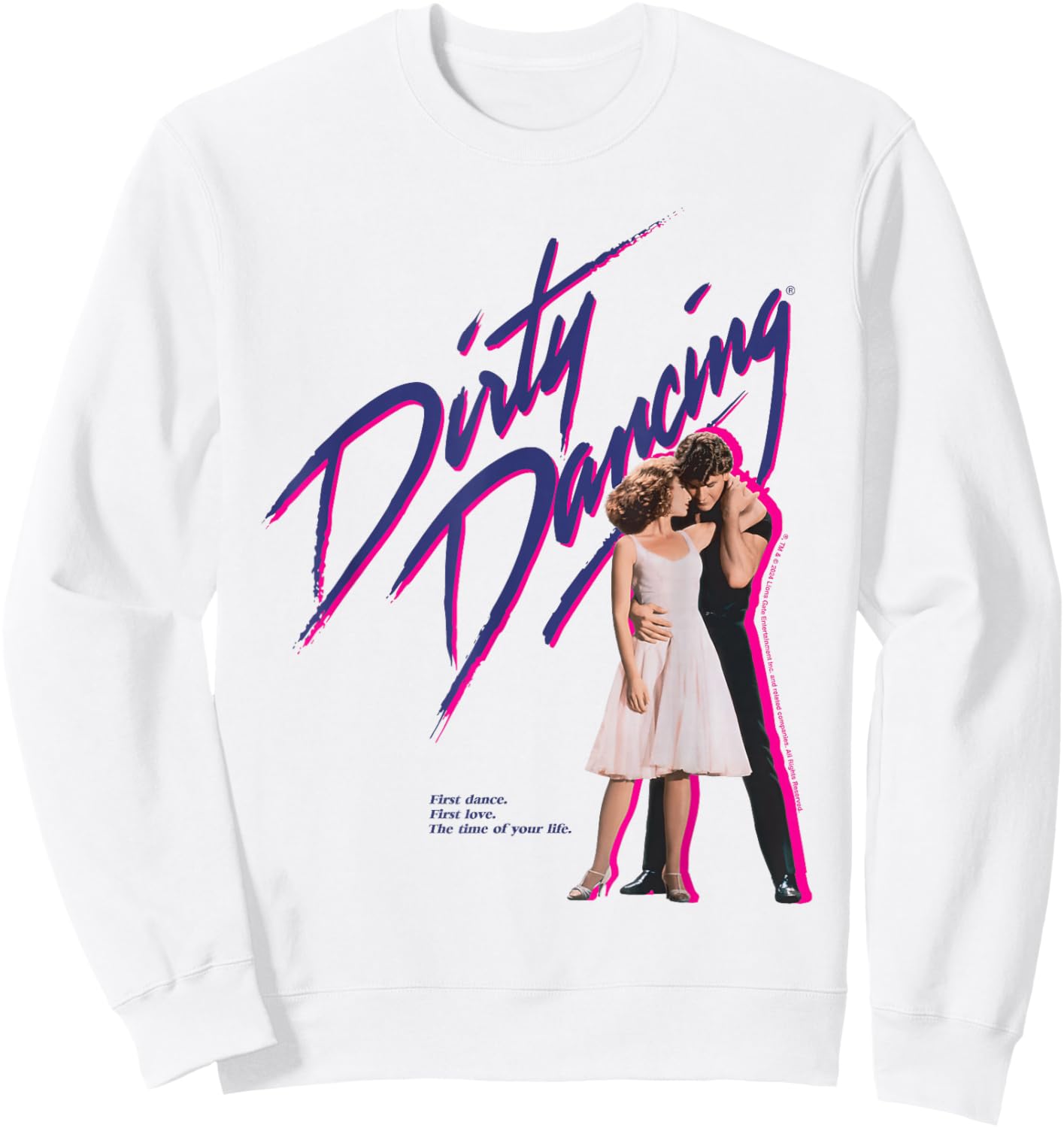 Movie Poster Dirty Dancing Classic , gray, S Sweatshirt - Sweatshirt | White