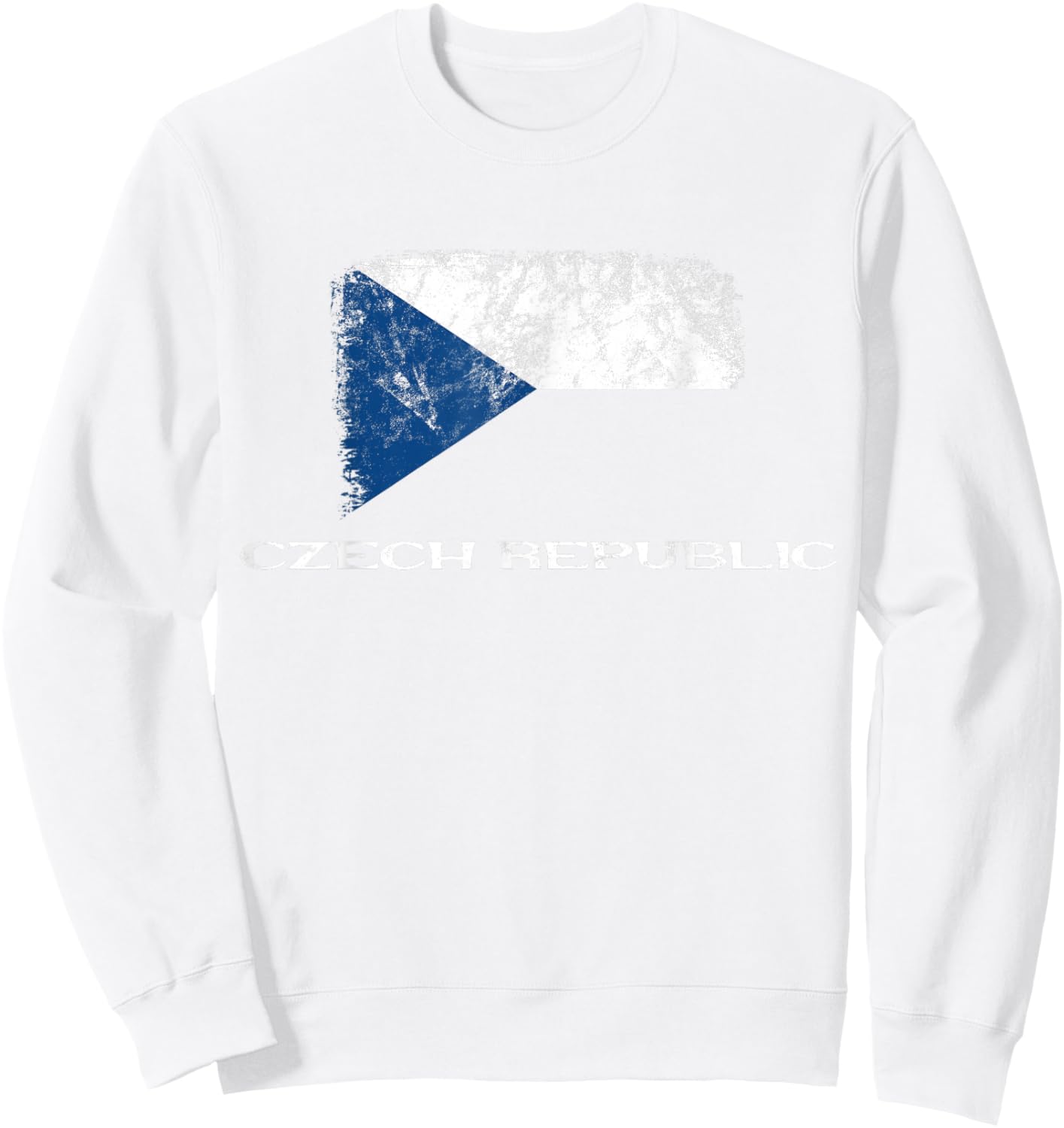 Czech Republic Flag, Czech Republic Travel, Czech Flag Sweatshirt - Sweatshirt | White