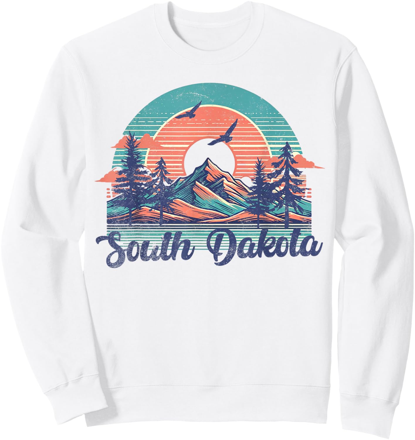 South Dakota Sweatshirt - Sweatshirt | White