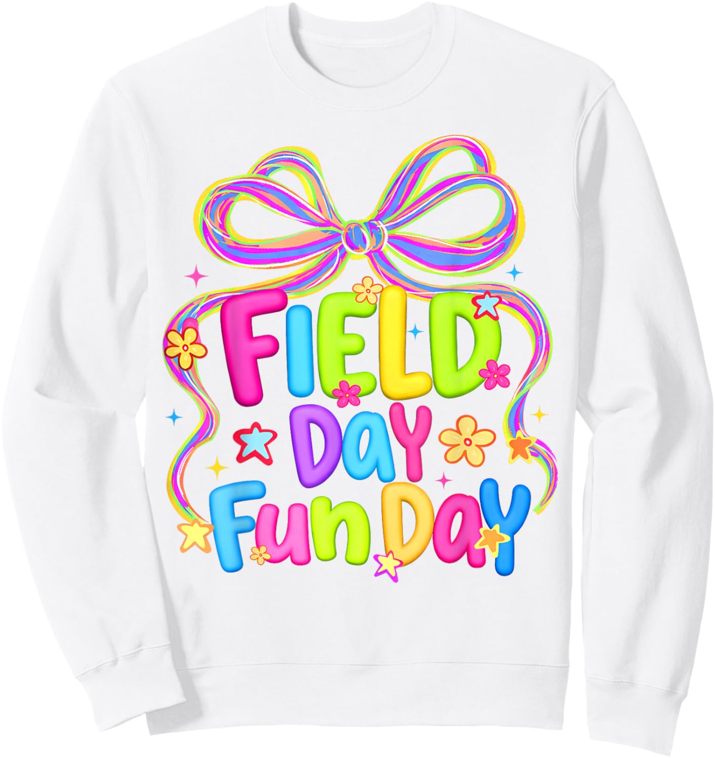 Field Day Fun Day 2026 Let The Games Begin Teacher Student Sweatshirt - Sweatshirt | White