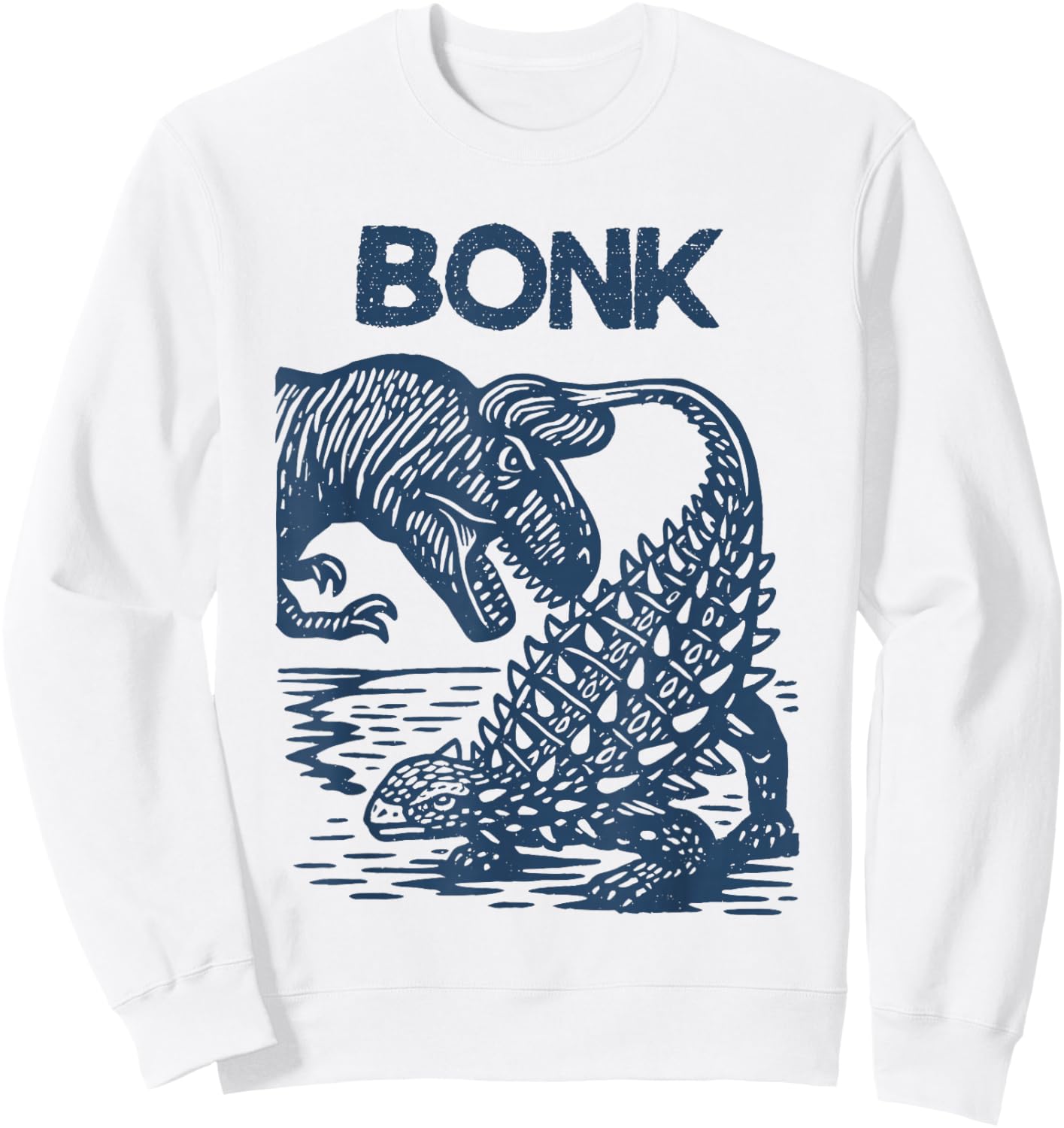 Late Cretaceous bonk Sweatshirt - Sweatshirt | White