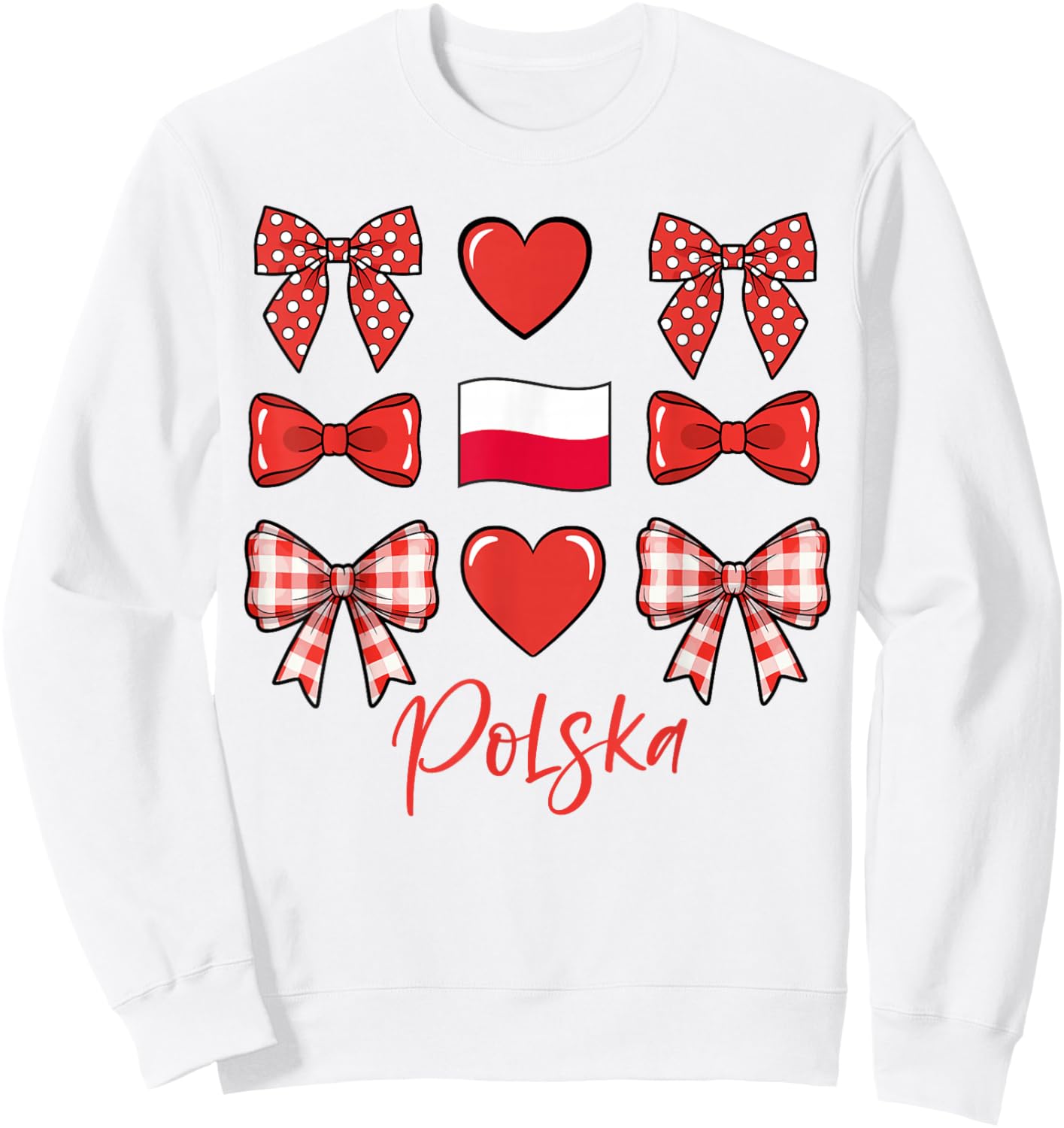 Polish Girl Poland Pride Root Poland Woman Sweatshirt - Sweatshirt | White
