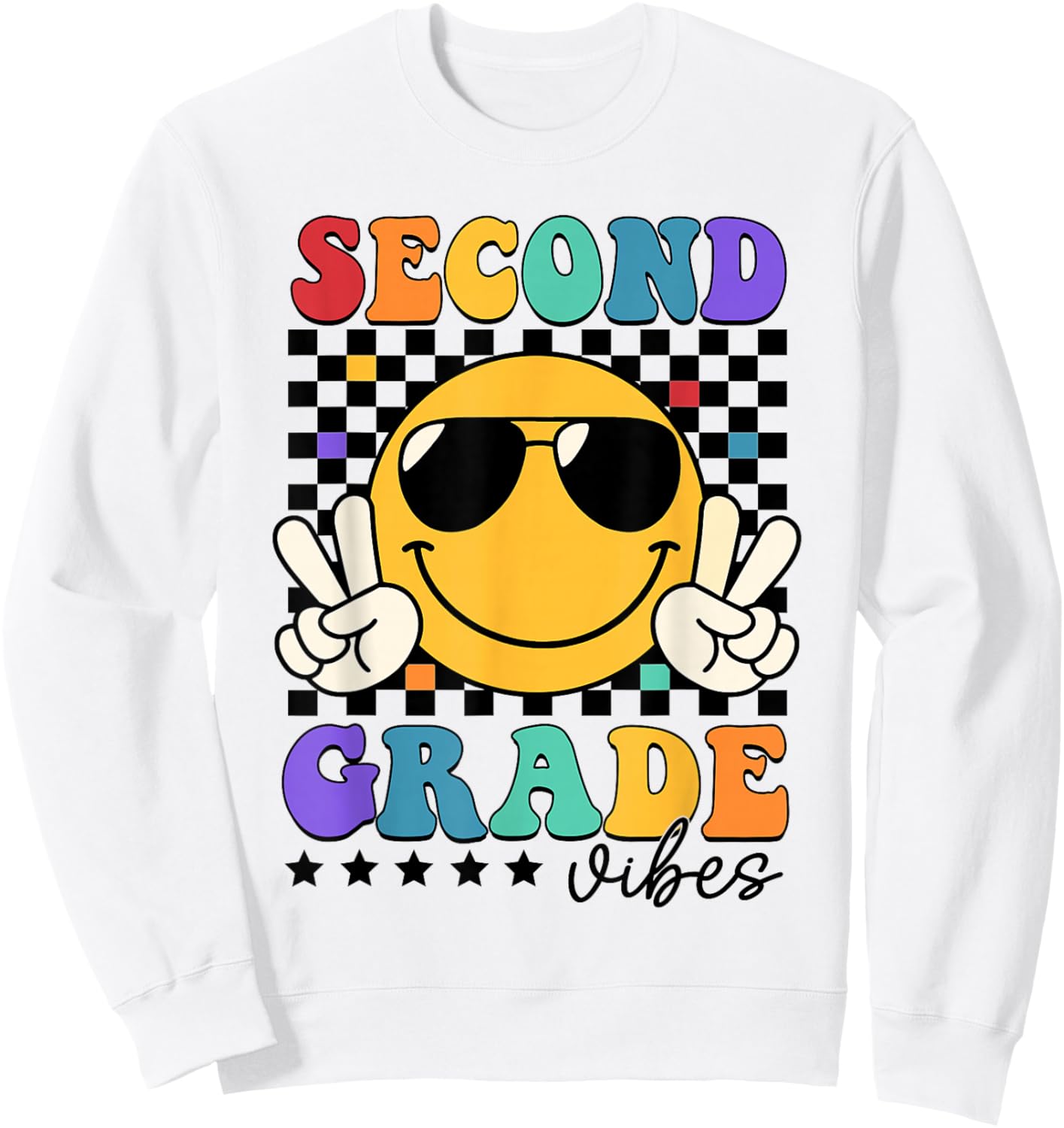 2nd Grade Teacher Shirts, First Day Second Grade Shirt Girls Sweatshirt - Sweatshirt | White