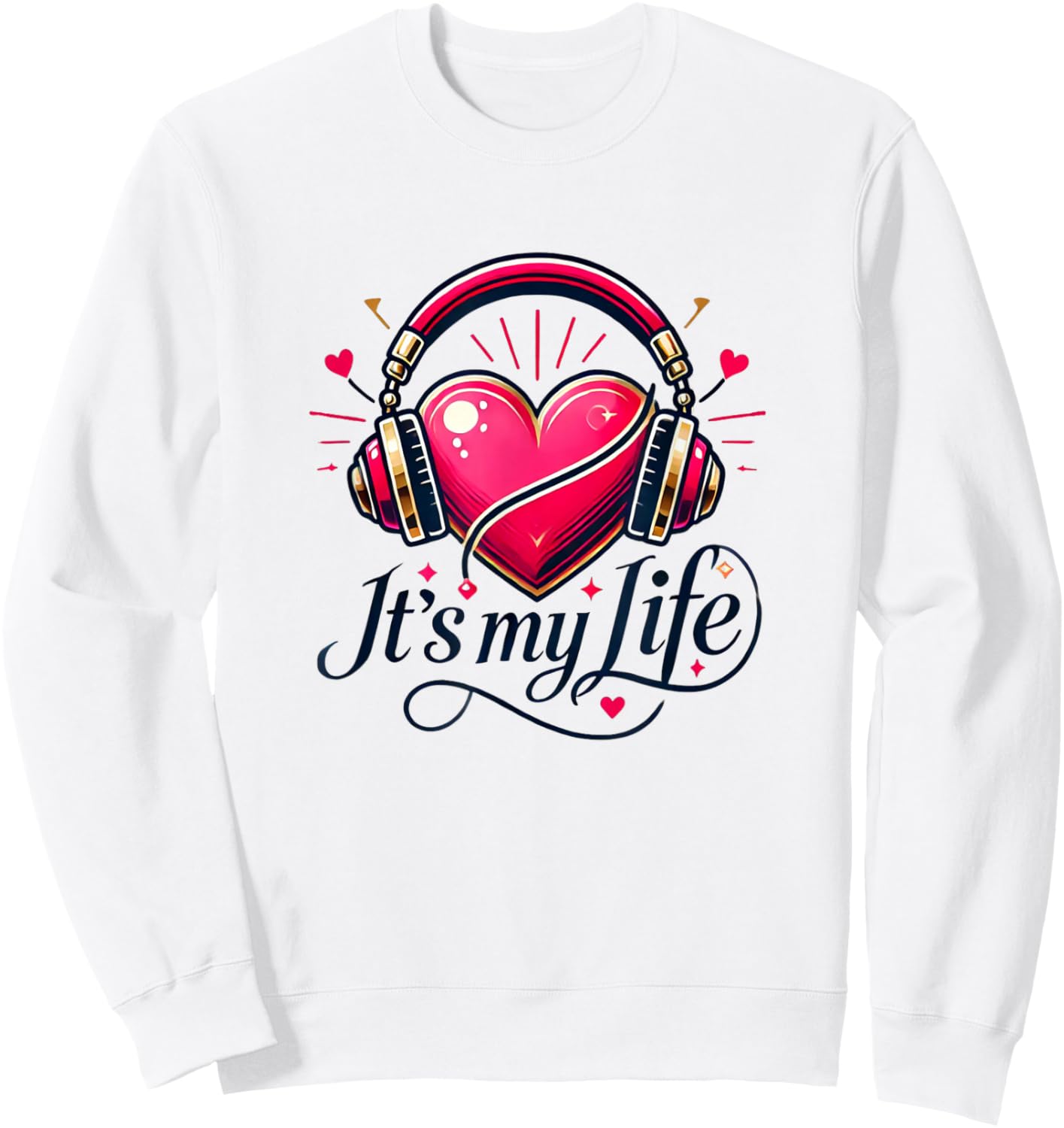 & Juliet My Life Musical Theatre Heart Musicals Sweatshirt - Sweatshirt | White