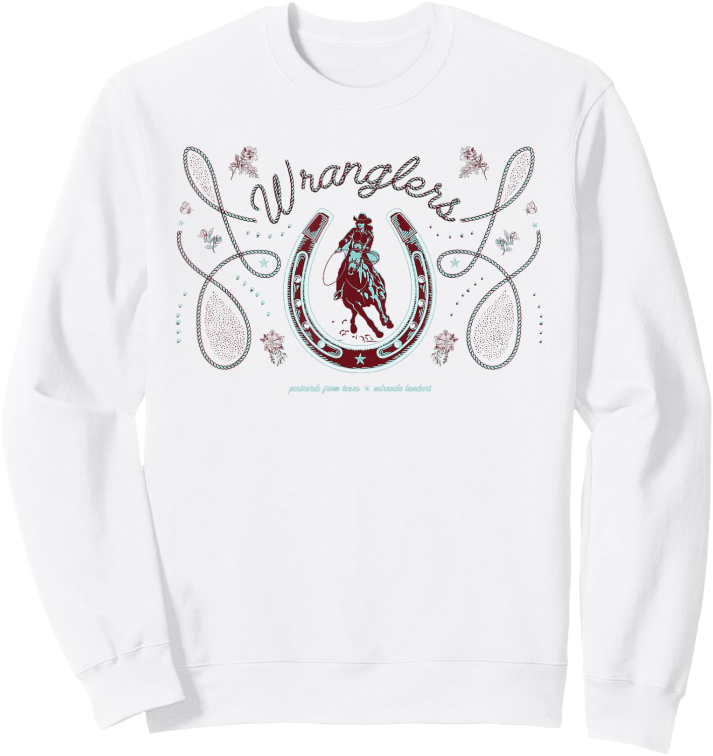 Miranda Lambert Wranglers Postcards From Texas Sweatshirt - Sweatshirt | White