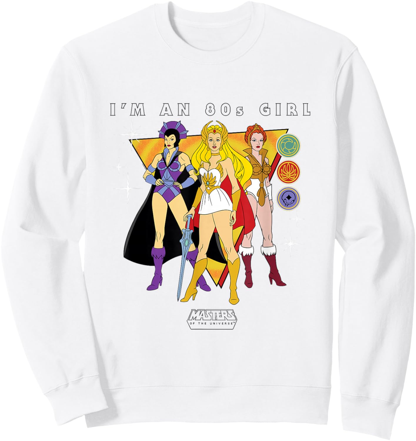 Masters of The Universe I'm an 80s Girl Sweatshirt - Sweatshirt | White