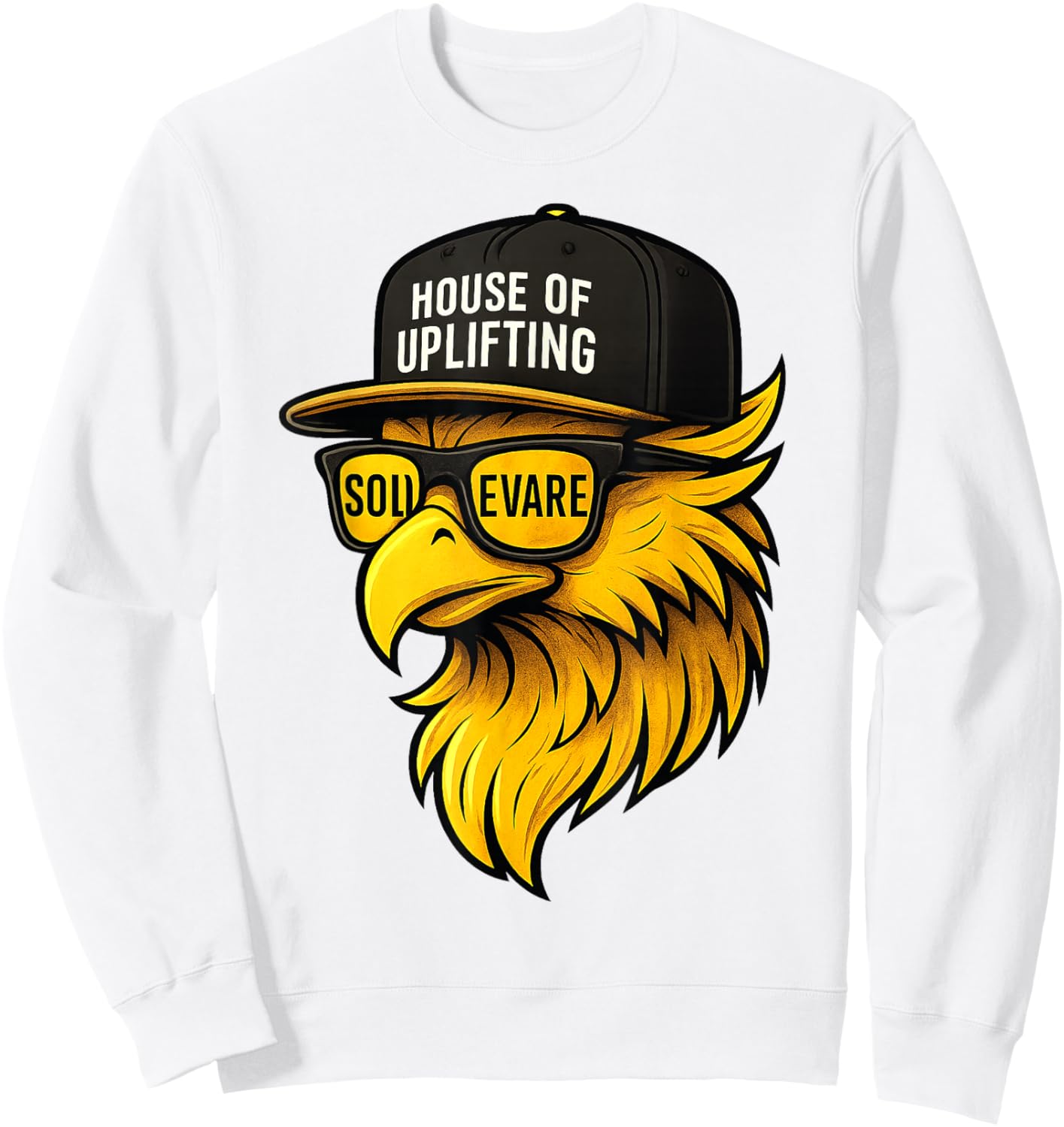 SOLLEVARE House of Uplifting, RCA School Sweatshirt - Sweatshirt | White