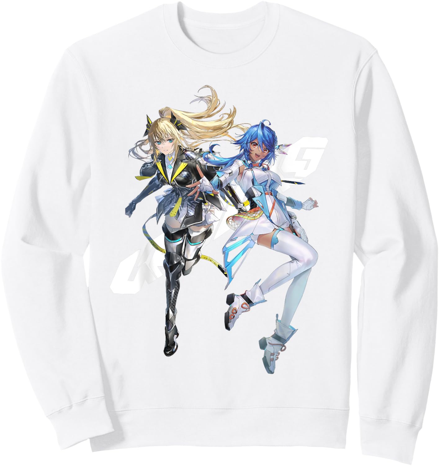 PSO 2 New Genesis Aina & Manon Sweatshirt - Sweatshirt | White