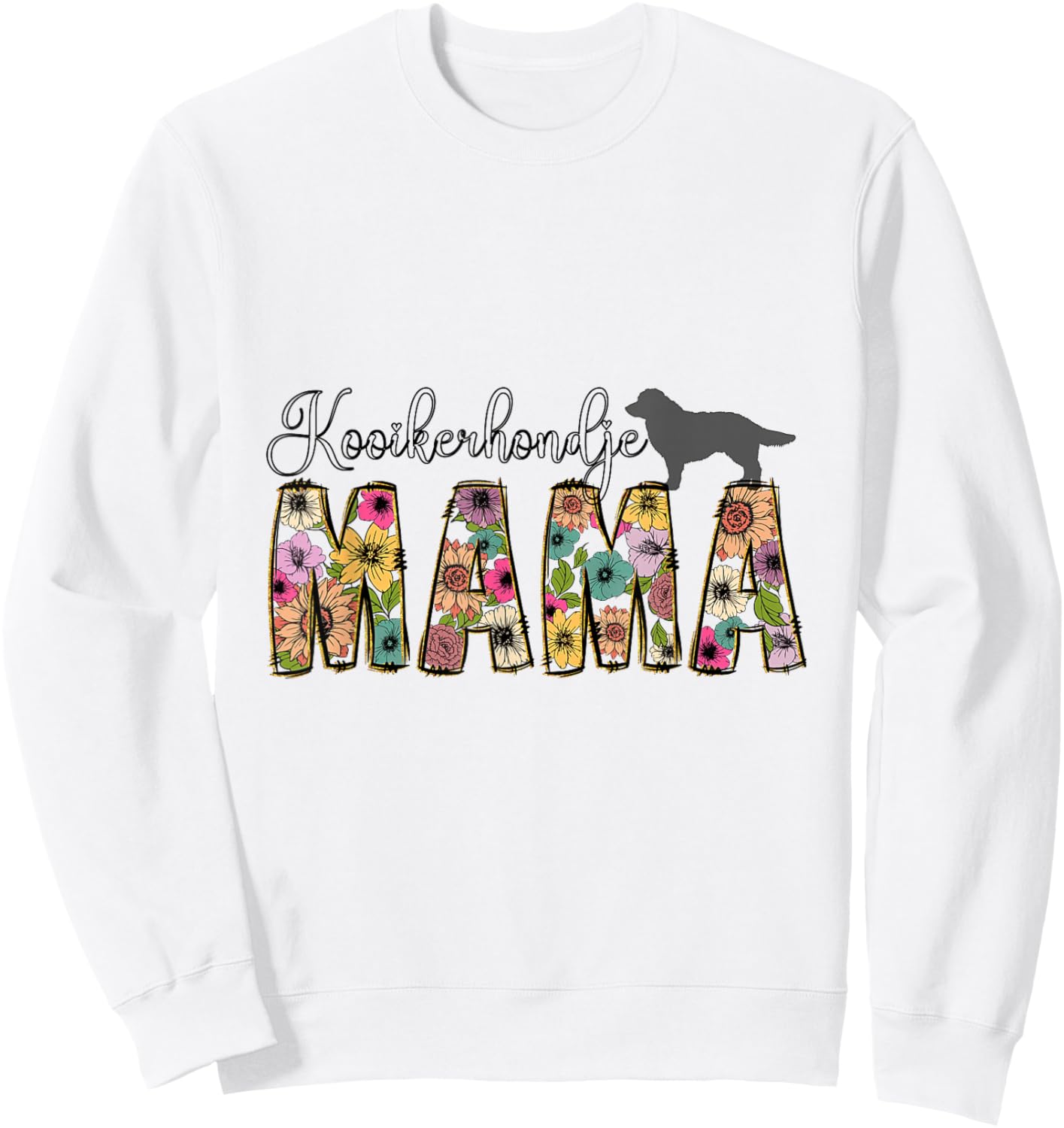 Kooikerhondje Dog Sweatshirt - Sweatshirt | White