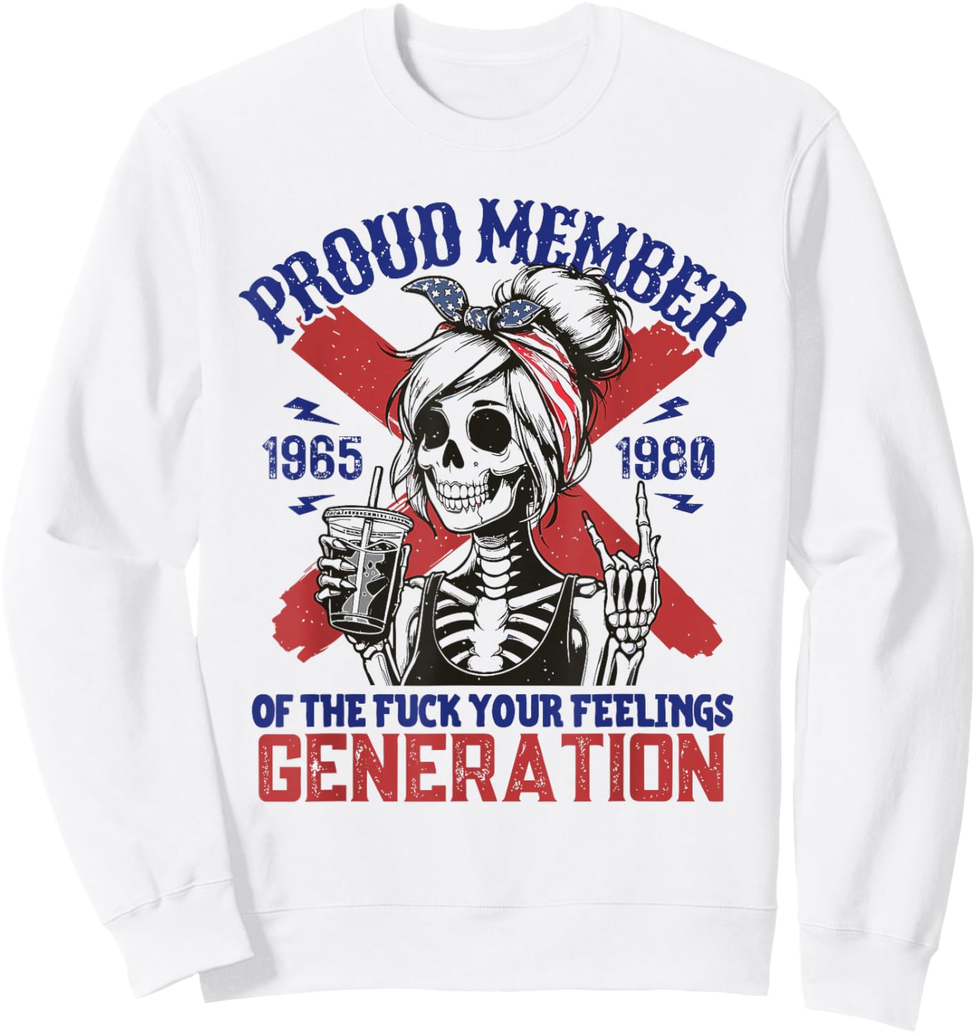 Skeleton Sweatshirt - Sweatshirt | White