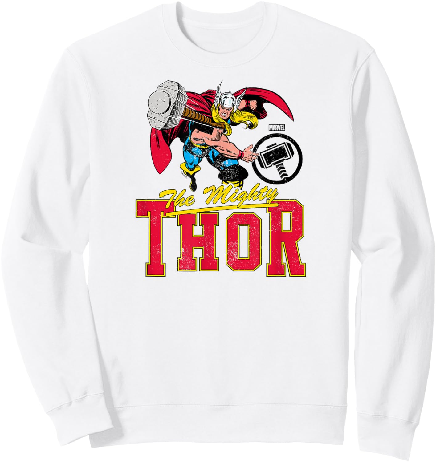 Thor - Collegiate Sweatshirt - Sweatshirt | White