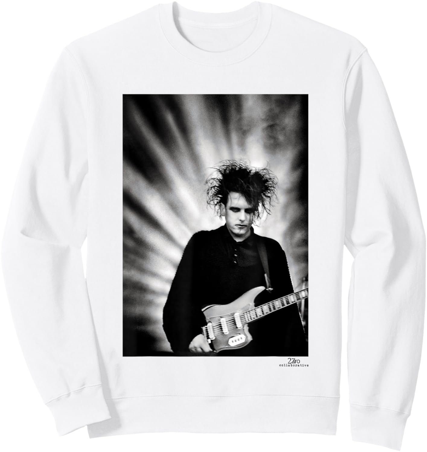 The Cure Robert Smith Prayer Tour by Phil Nicholls Sweatshirt - Sweatshirt | White