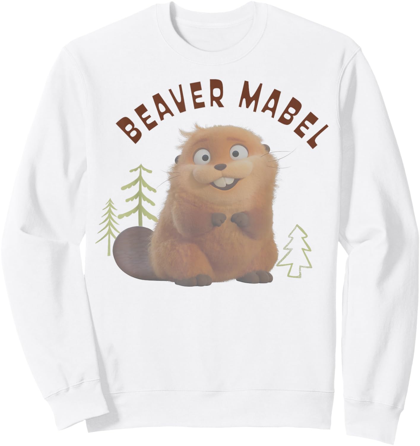 Hoppers Beaver Mabel Sweatshirt - Sweatshirt | White