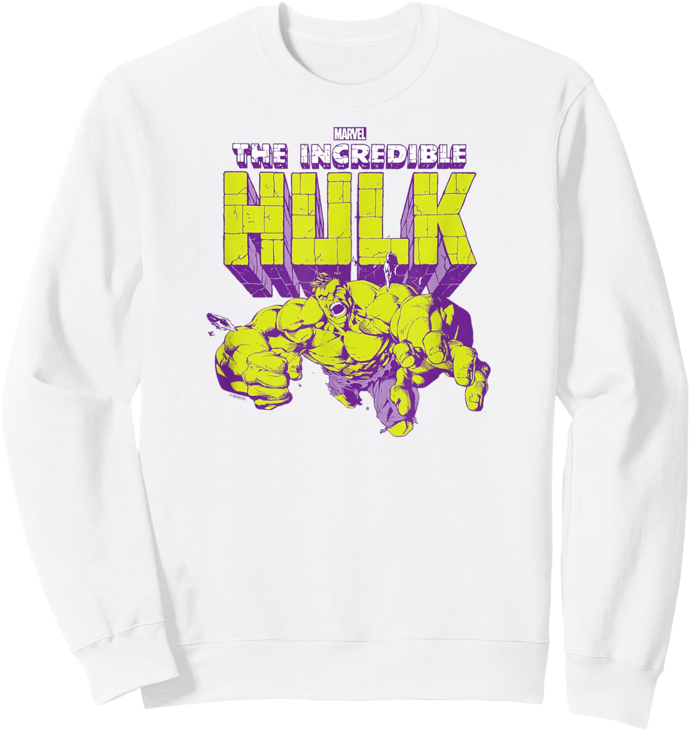 Hulk - Logo Pose Sweatshirt - Sweatshirt | White