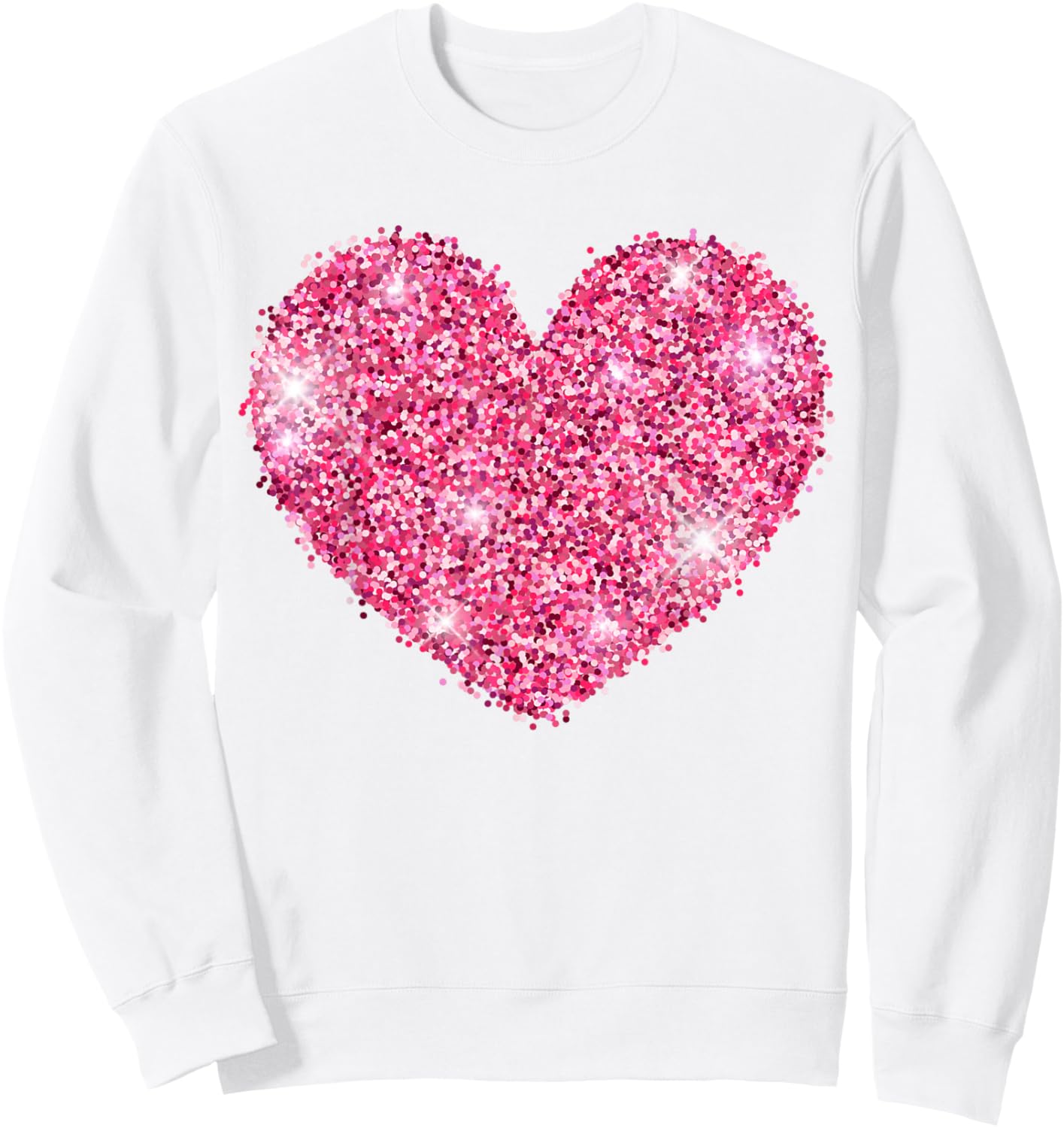 Valentine's Day Heart Costume Love Design Sweatshirt - Sweatshirt | White