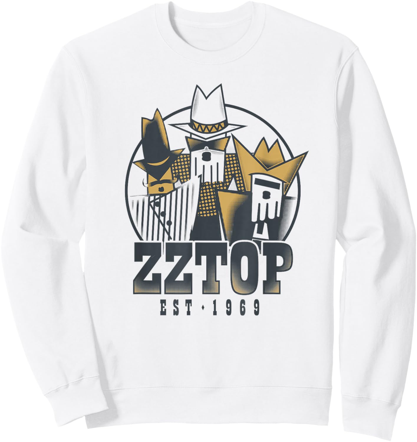 ZZ Top Tres Hombres Tour Sweatshirt - Sweatshirt | White