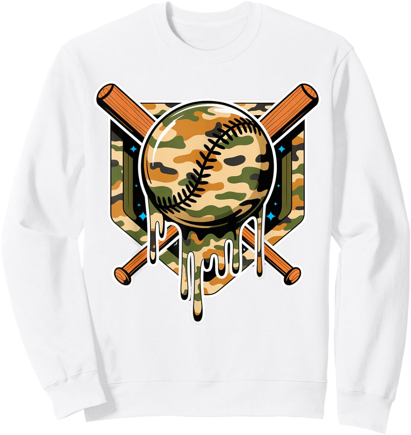 Baseball Respect The Drip Youth Boys Baseball Sweatshirt - Sweatshirt | White