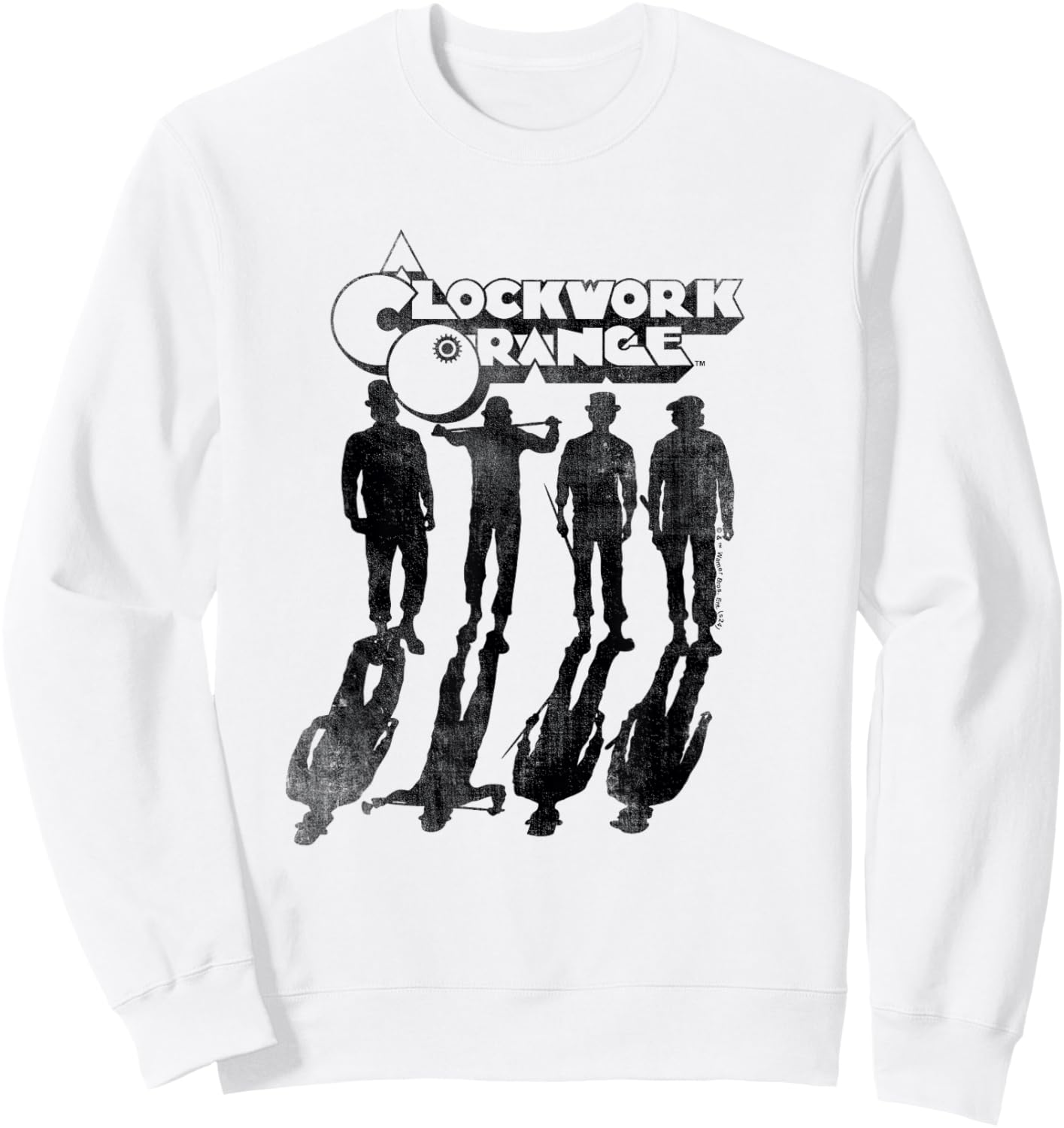 A Clockwork Orange Silhouette Gang Sweatshirt - Sweatshirt | White