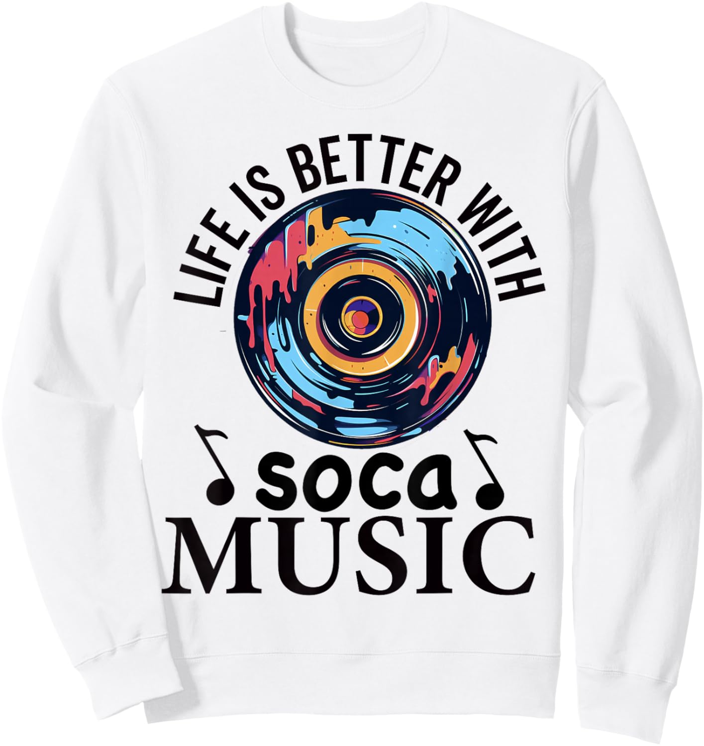 Soca For Sokah Music Trinidad & Tobacco Guyanese Carnival Sweatshirt - Sweatshirt | White