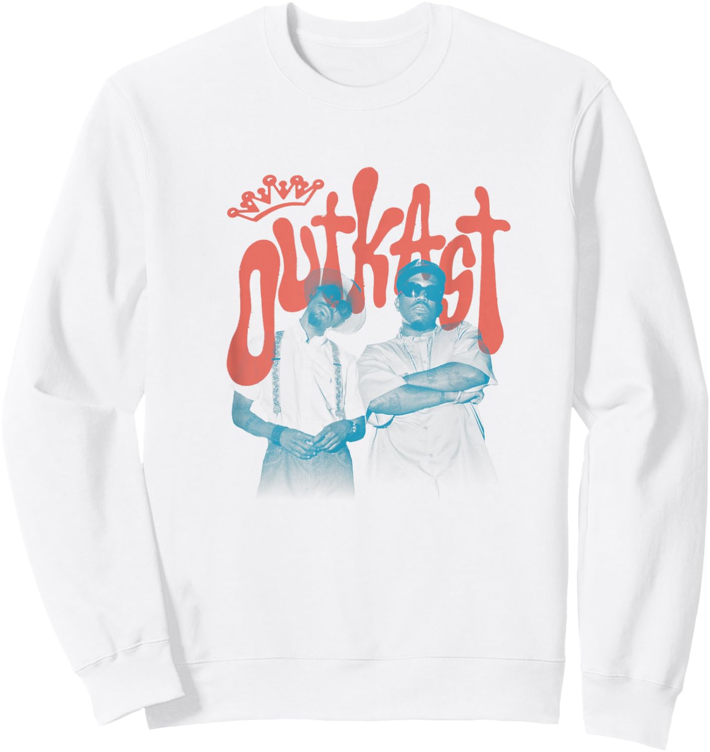 Outkast Doodle Portrait Sweatshirt - Sweatshirt | White