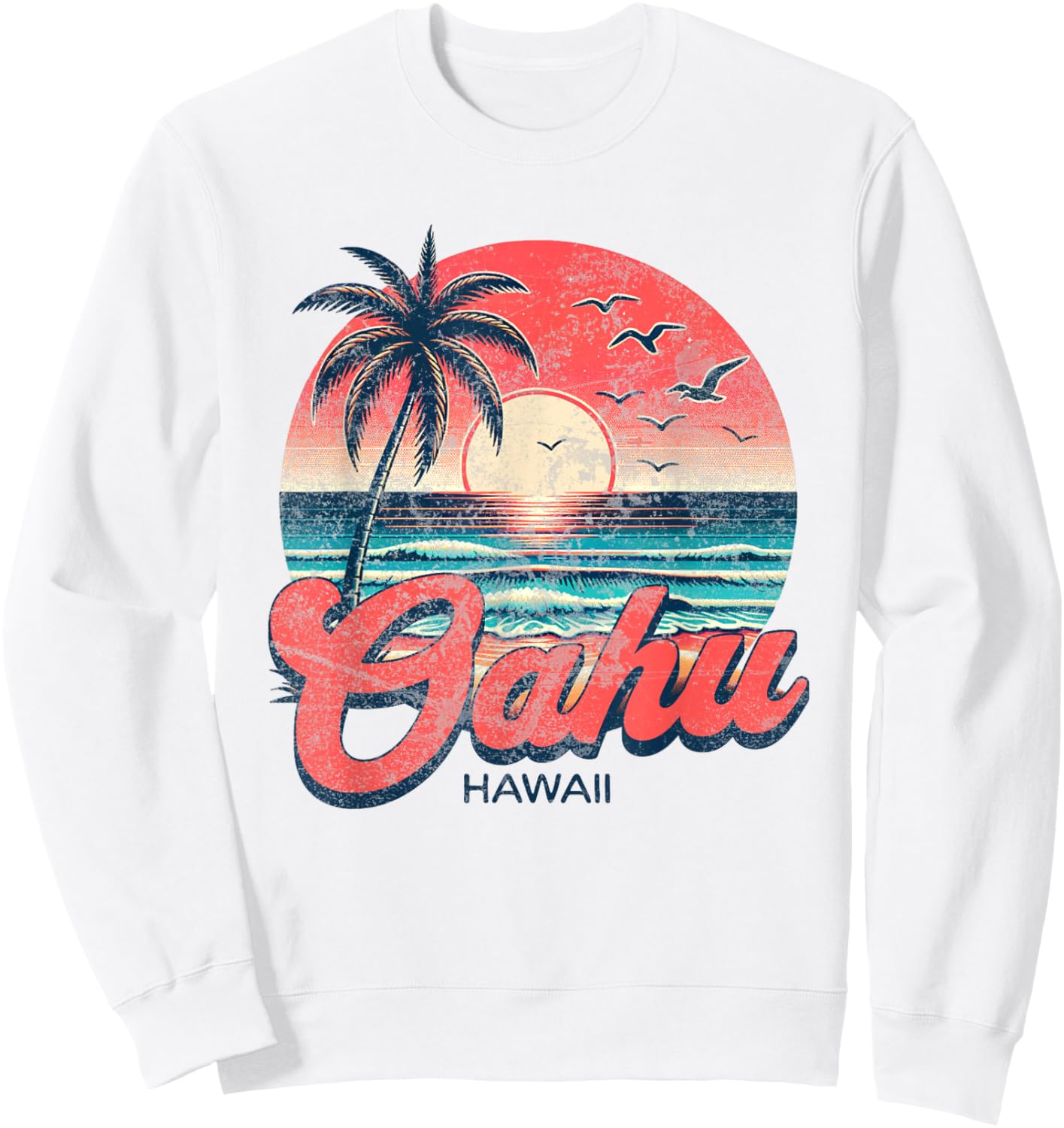 Oahu Sweatshirt - Sweatshirt | White