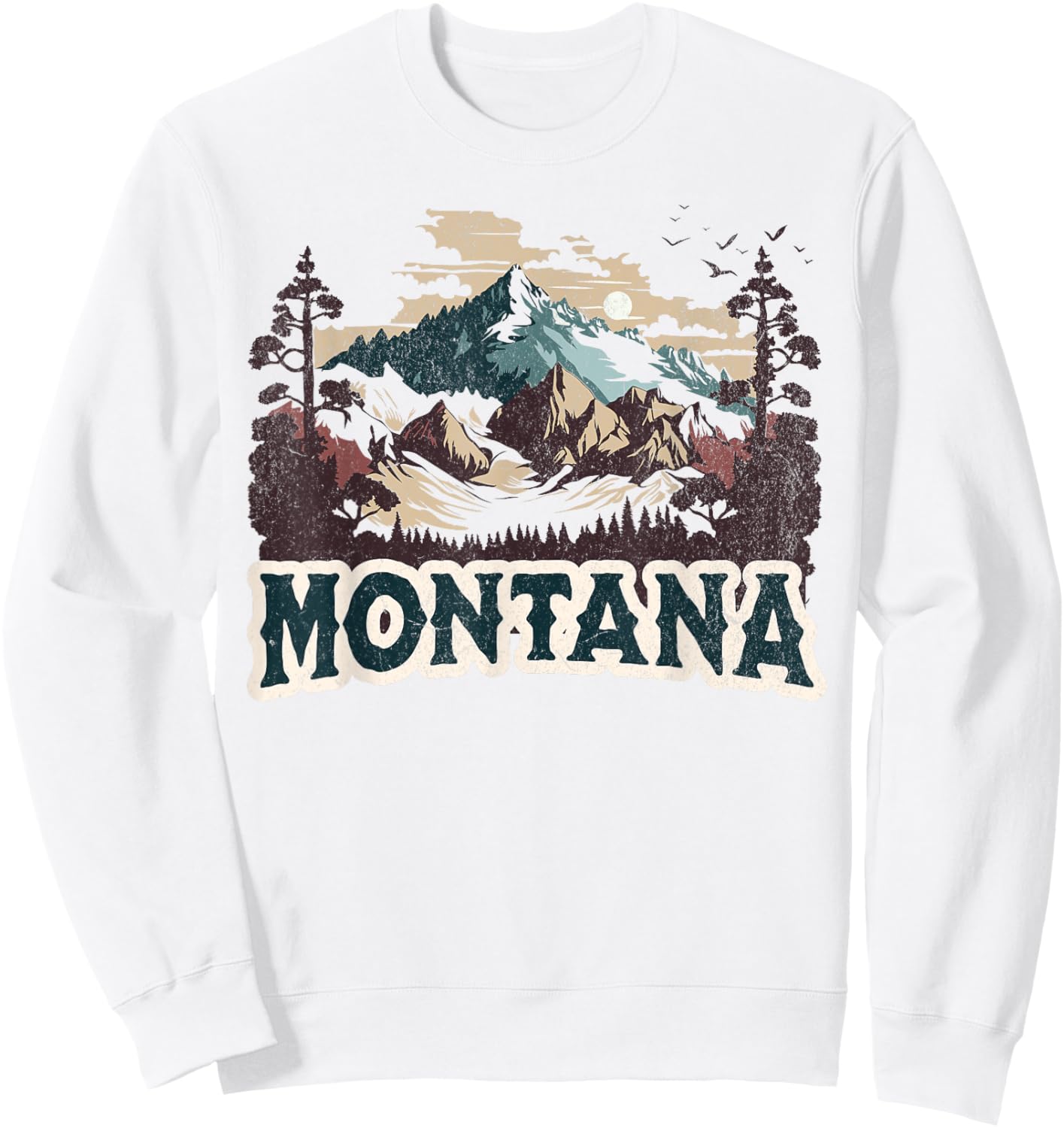 Montana Sweatshirt - Sweatshirt | White