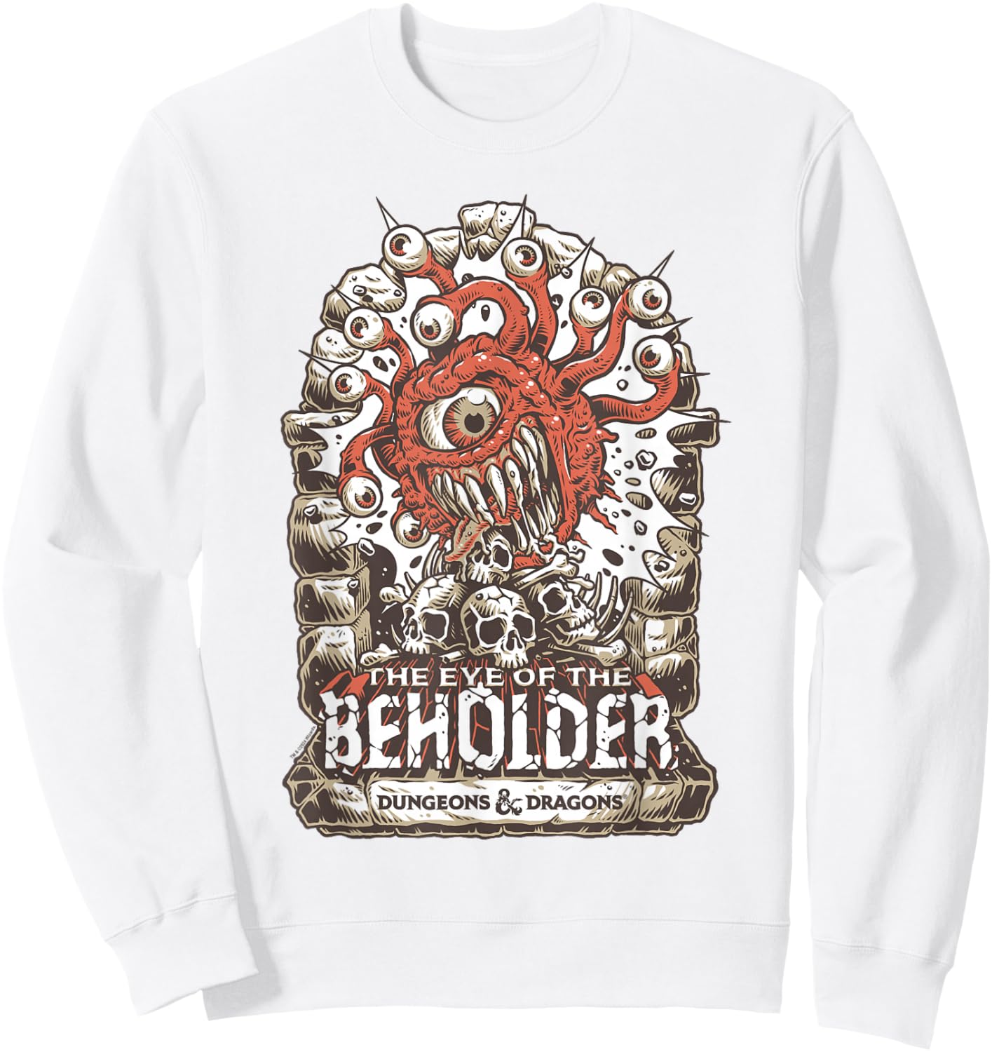 Dungeons & Dragons Arch Of The Beholder Sweatshirt - Sweatshirt | White
