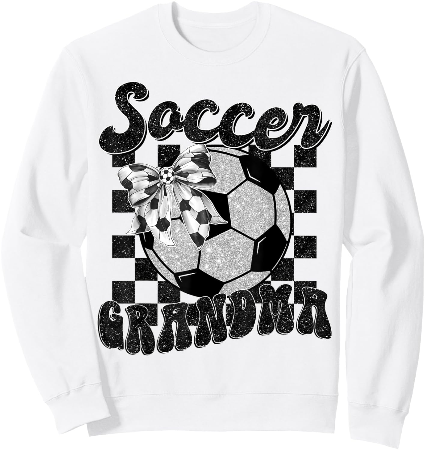 Soccer Grandma Soccer Grandmother Game Day Mother's Day Sweatshirt - Sweatshirt | White